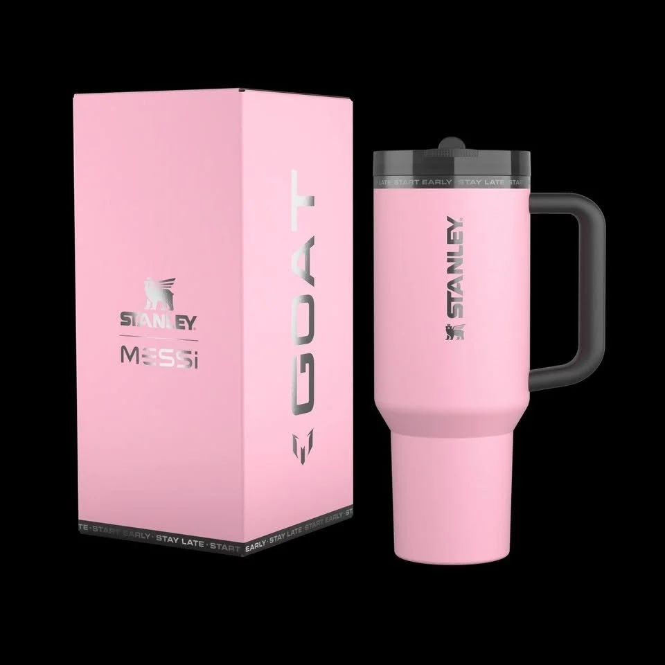 THE MESSI X STANLEY QUENCHER PROTOUR FLIP STRAW TUMBLER | 40 OZ NEW LIMITED EDITION