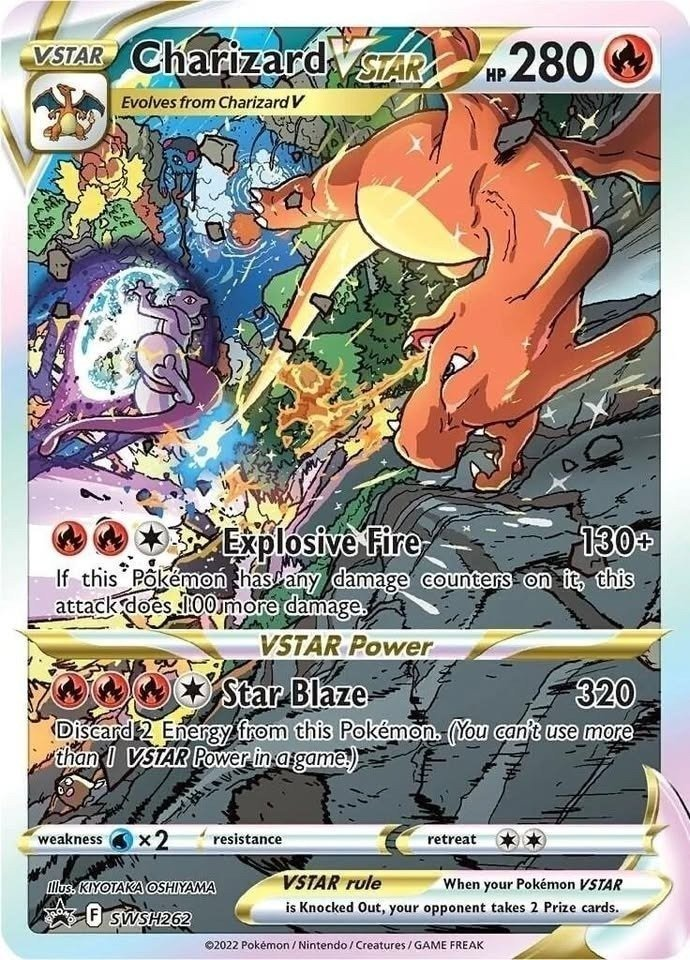Charizard VSTAR SWSH262 PROMO Ultra-Premium UPC Pokemon Card #SWSH262 NM