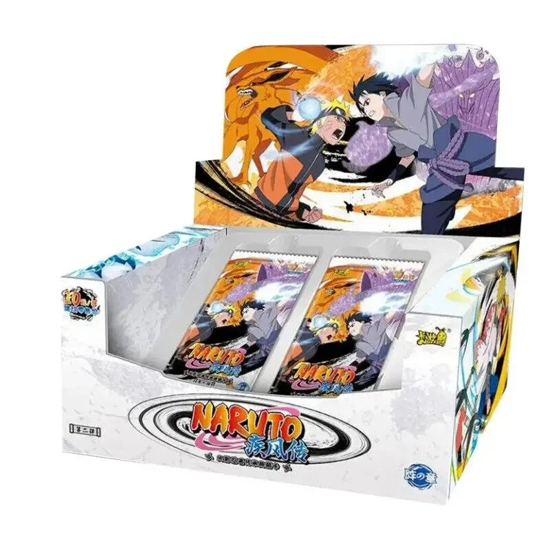 Naruto Kayou Booster Box Tier 4 Wave 2 Official Anime Cards TCG CCG Collectible Playing/Trading Cards Second Bullet 10 Unique Cards, 18 Packs per Box, 5 Cards per Pack (90 Cards per Box)