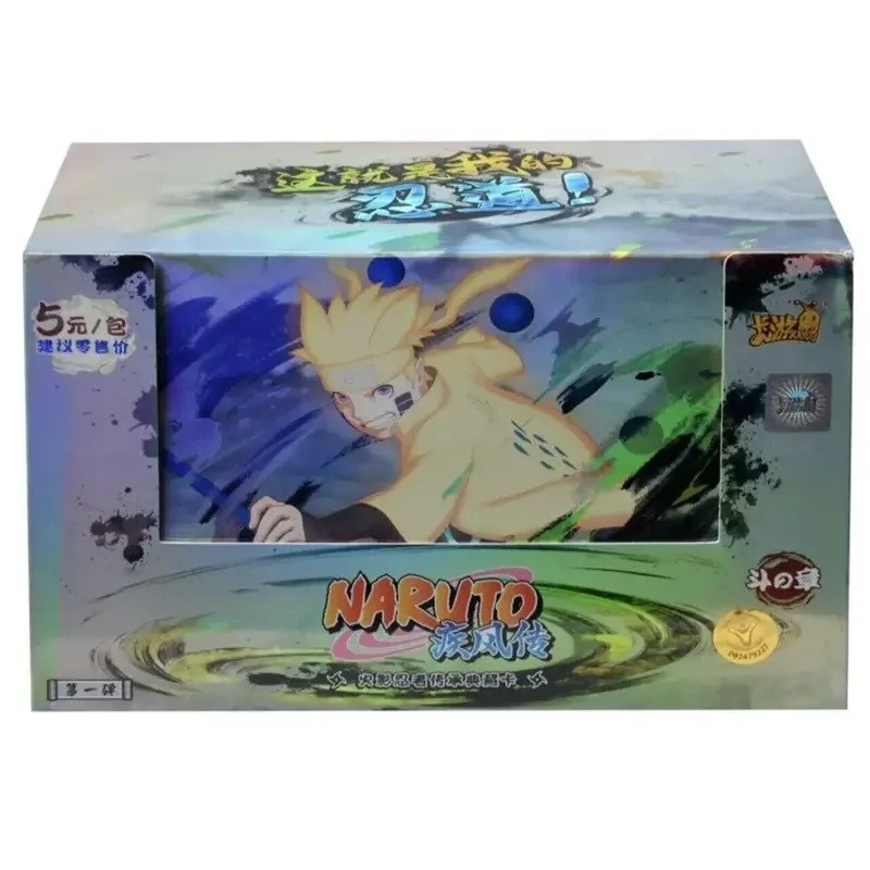 Naruto Kayou Booster Box Tier 3 Wave 1 Official Anime Cards TCG CCG Collectible Playing/Trading Cards Sixth Paths Sage Mode, 20 Packs per Box, 5 Cards per Pack (100 Cards per Box)