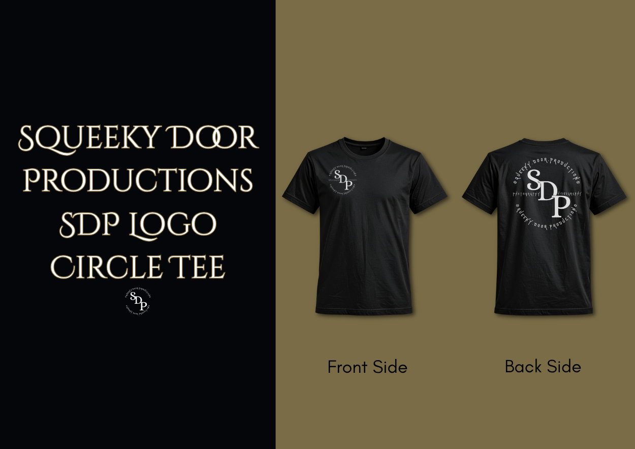 SqueekyDoorProductions Circle SDP Logo Tee