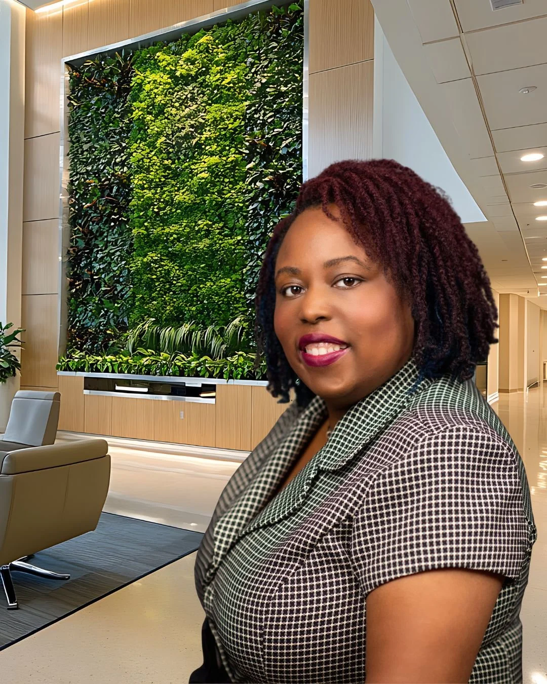 A woman preparing for a professional apostille appointment