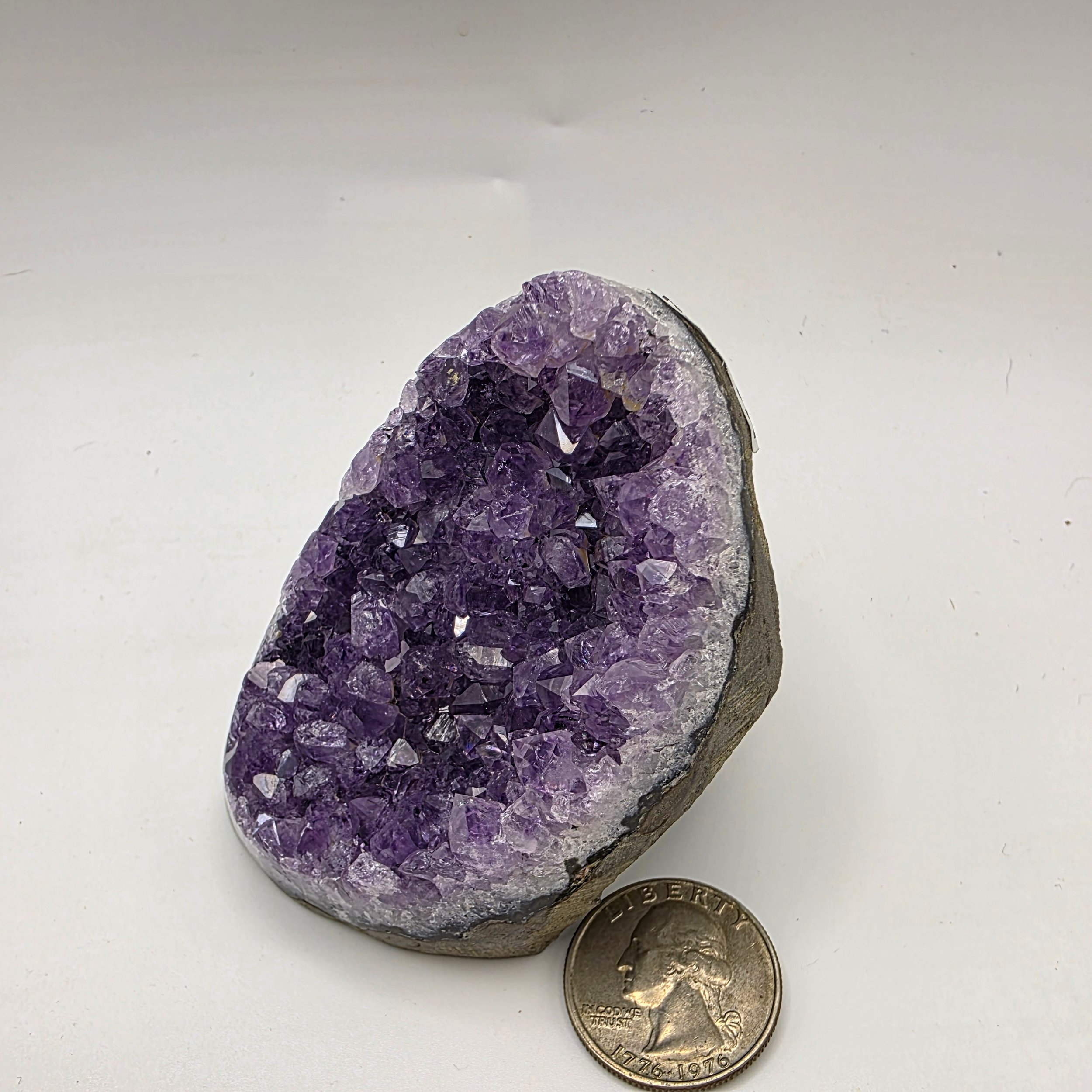 Purple Brazilian Amethyst Crystal Cluster