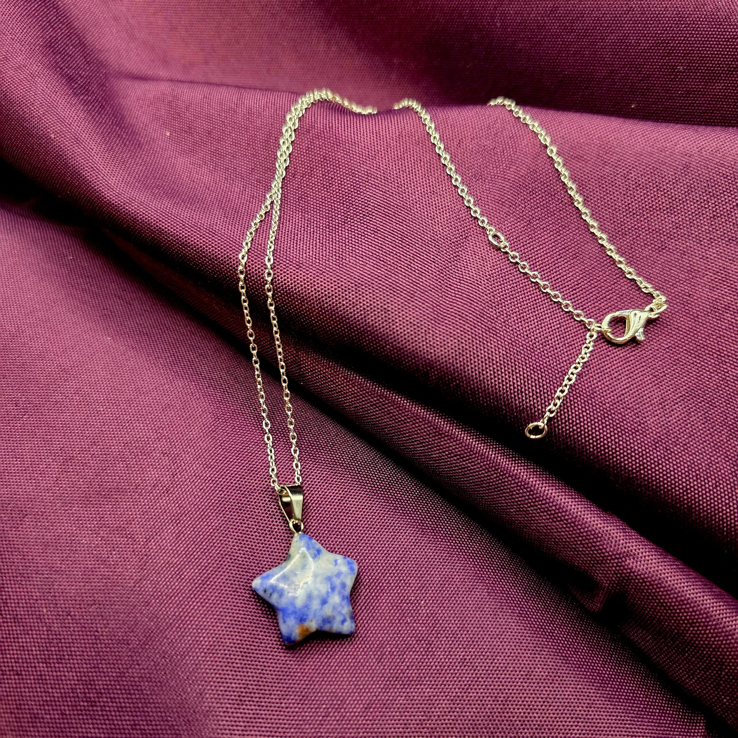 natural stone sodalite star pendant.jpg