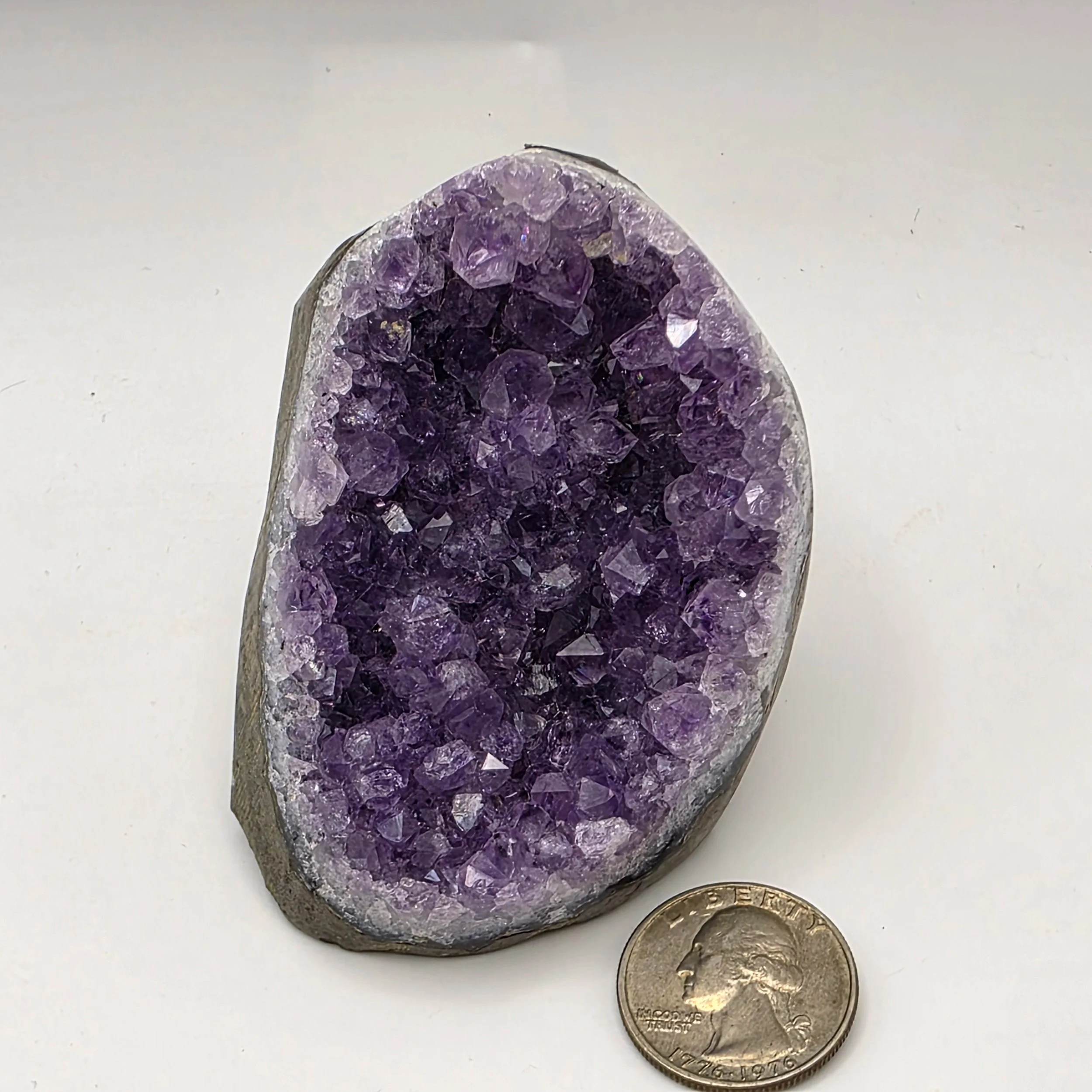 Purple Brazilian Amethyst Crystal Cluster