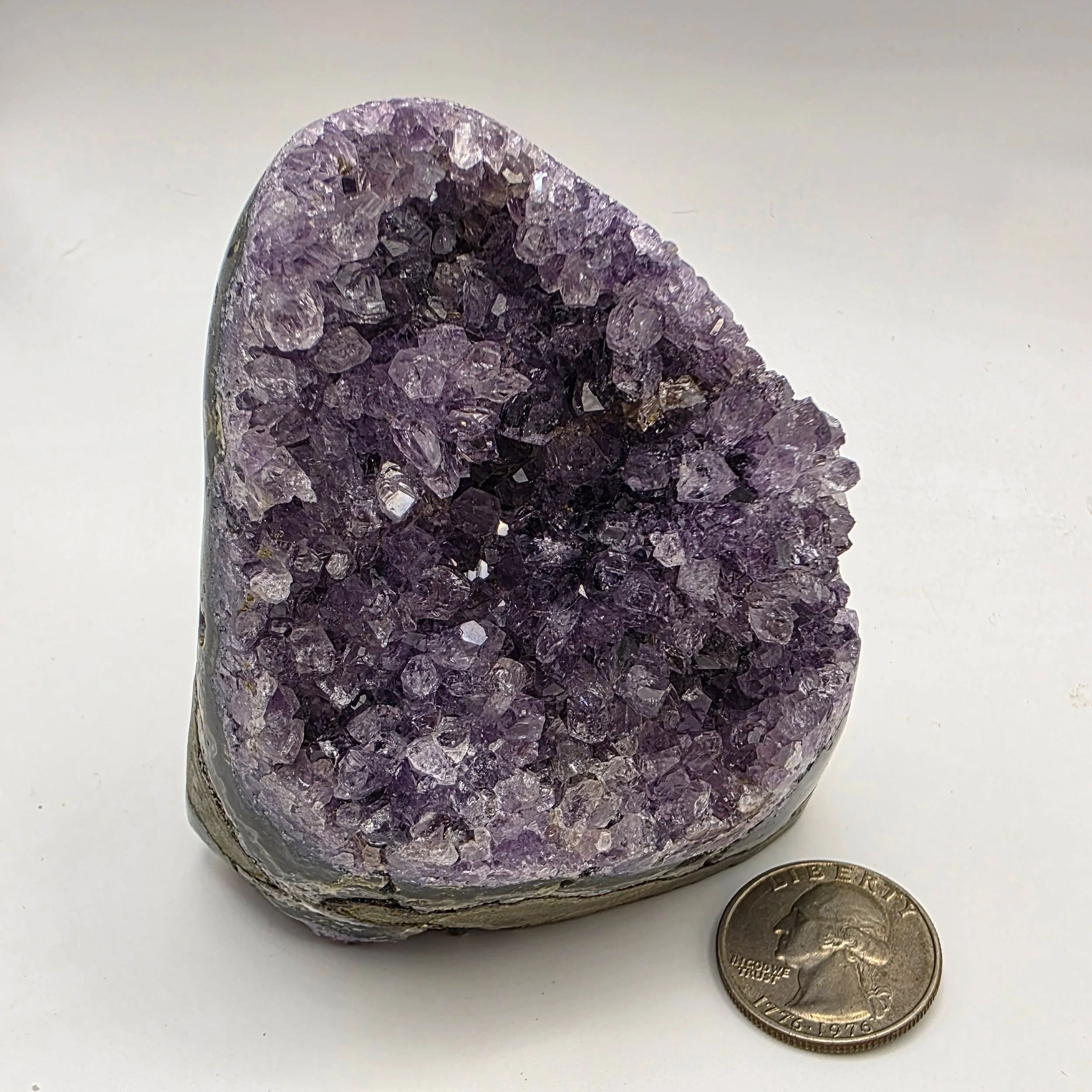 Purple Brazilian Amethyst Crystal Cluster