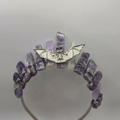 bat amethyst tiara