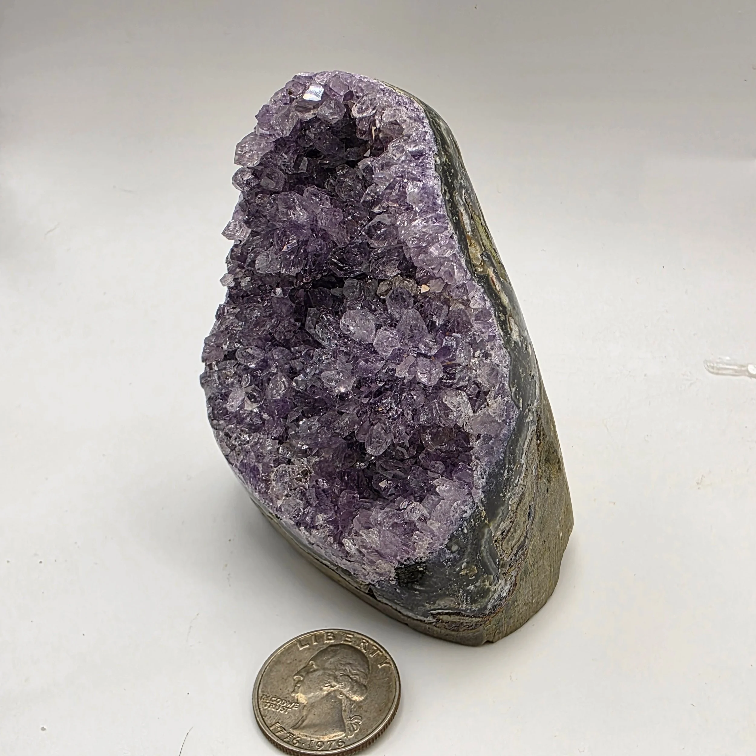 Purple Brazilian Amethyst Crystal Cluster