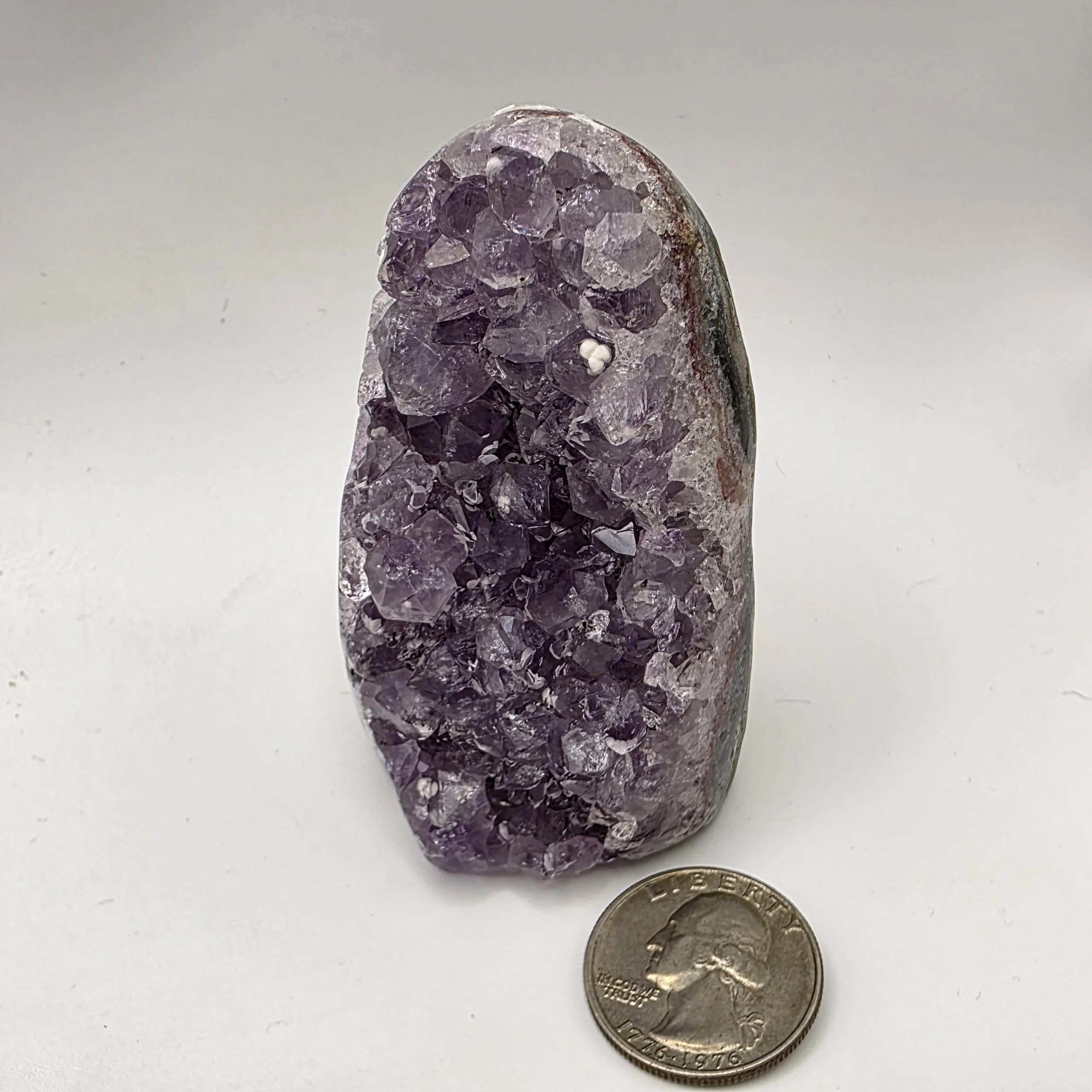 Purple Brazilian Amethyst Crystal Cluster