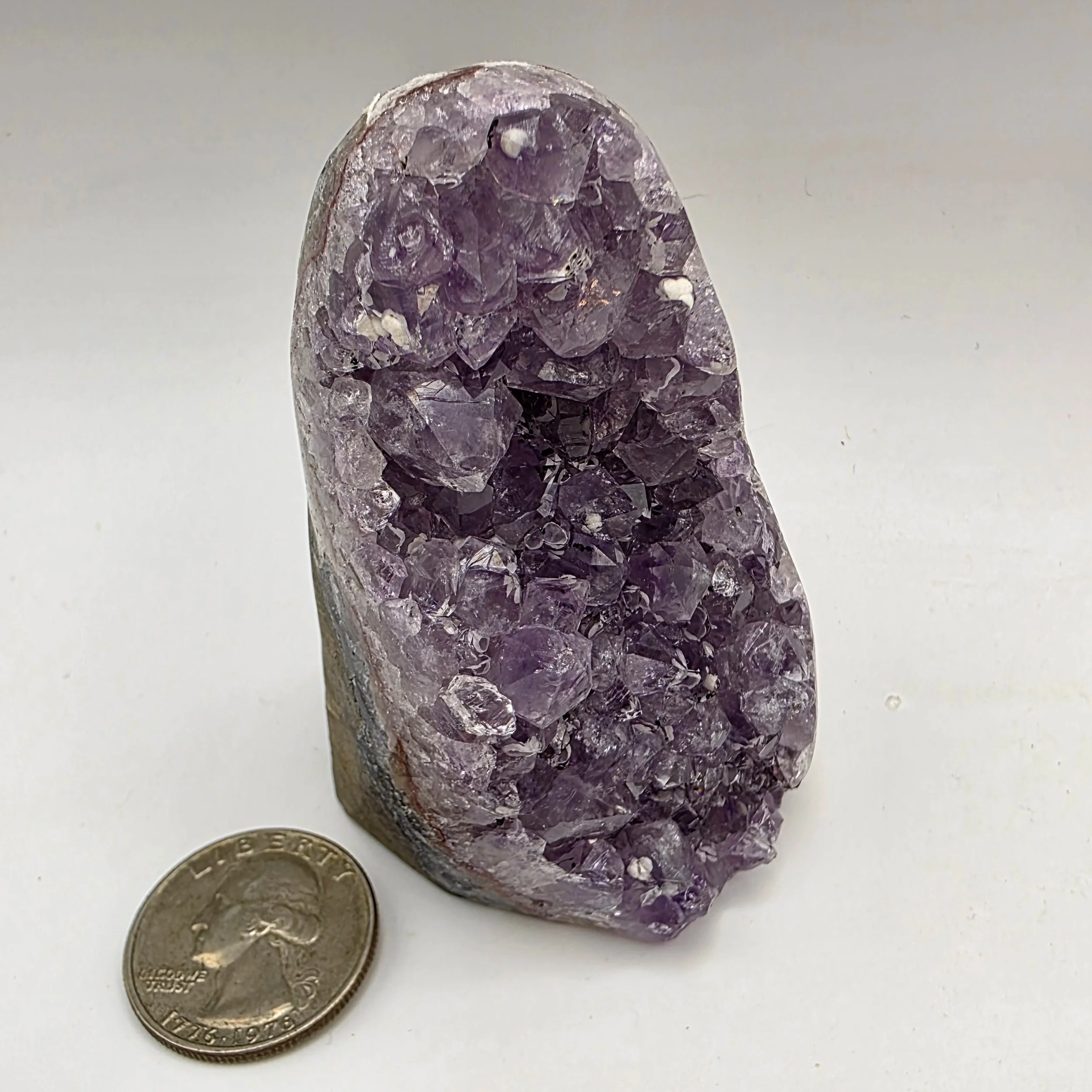 Purple Brazilian Amethyst Crystal Cluster