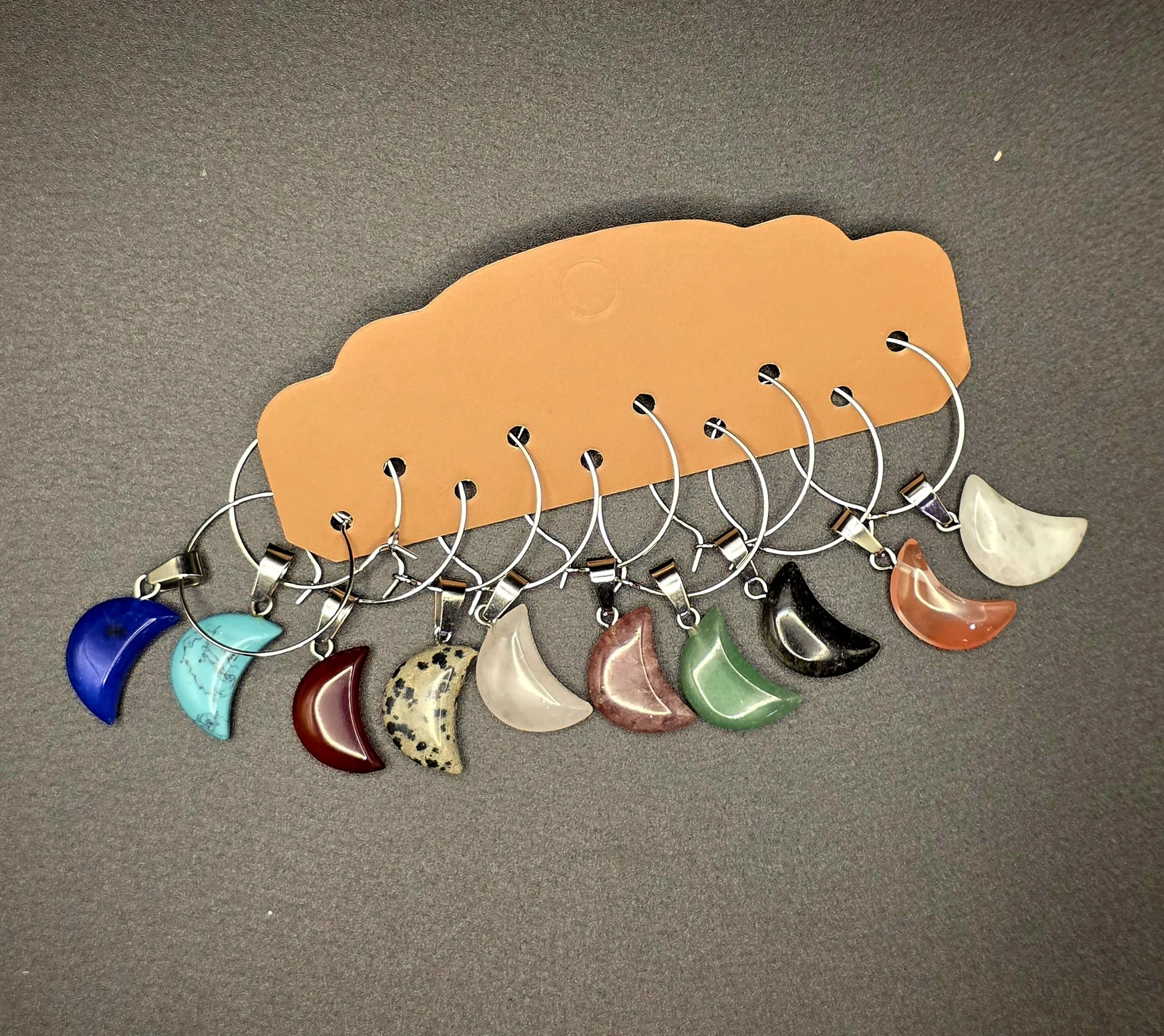 natural stone crescent moon wine glass charms.jpg