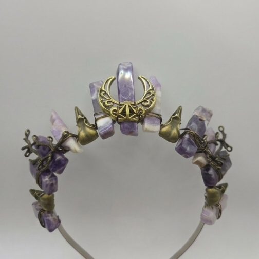 amethyst nature tiara