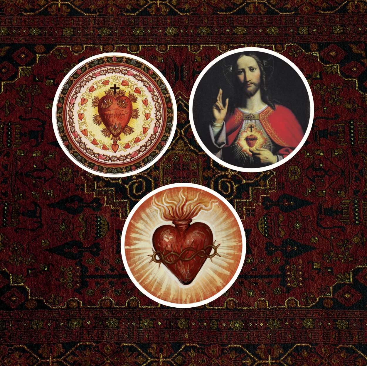 Sacred Heart Stickers