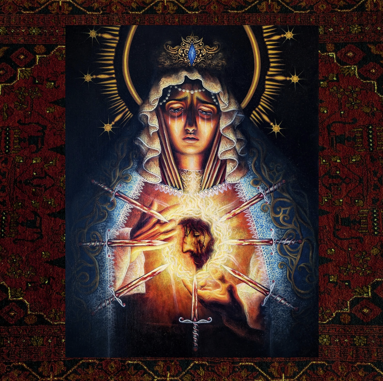 Her Seven Sorrows Print