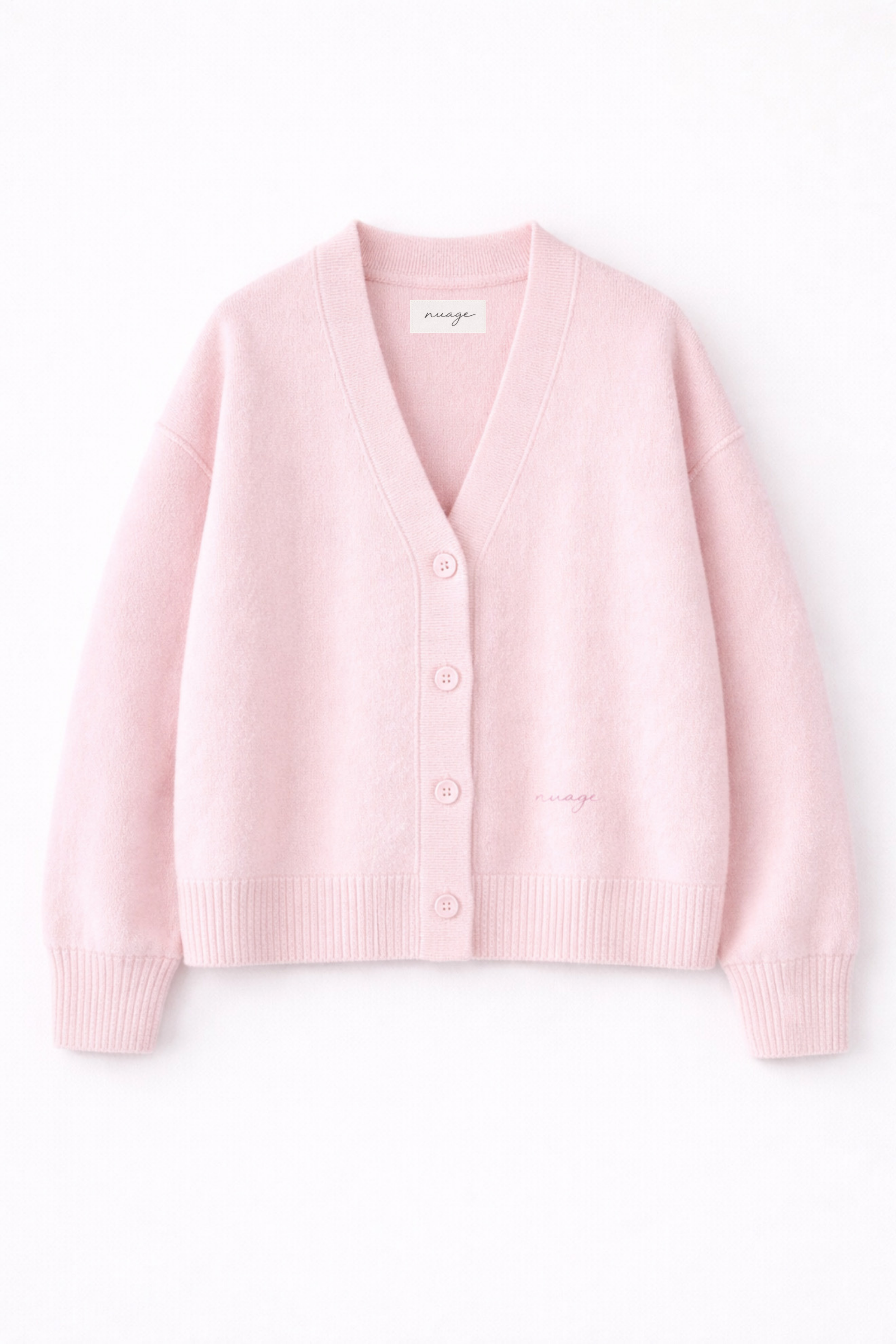 Le Cardigan Pastel Rose