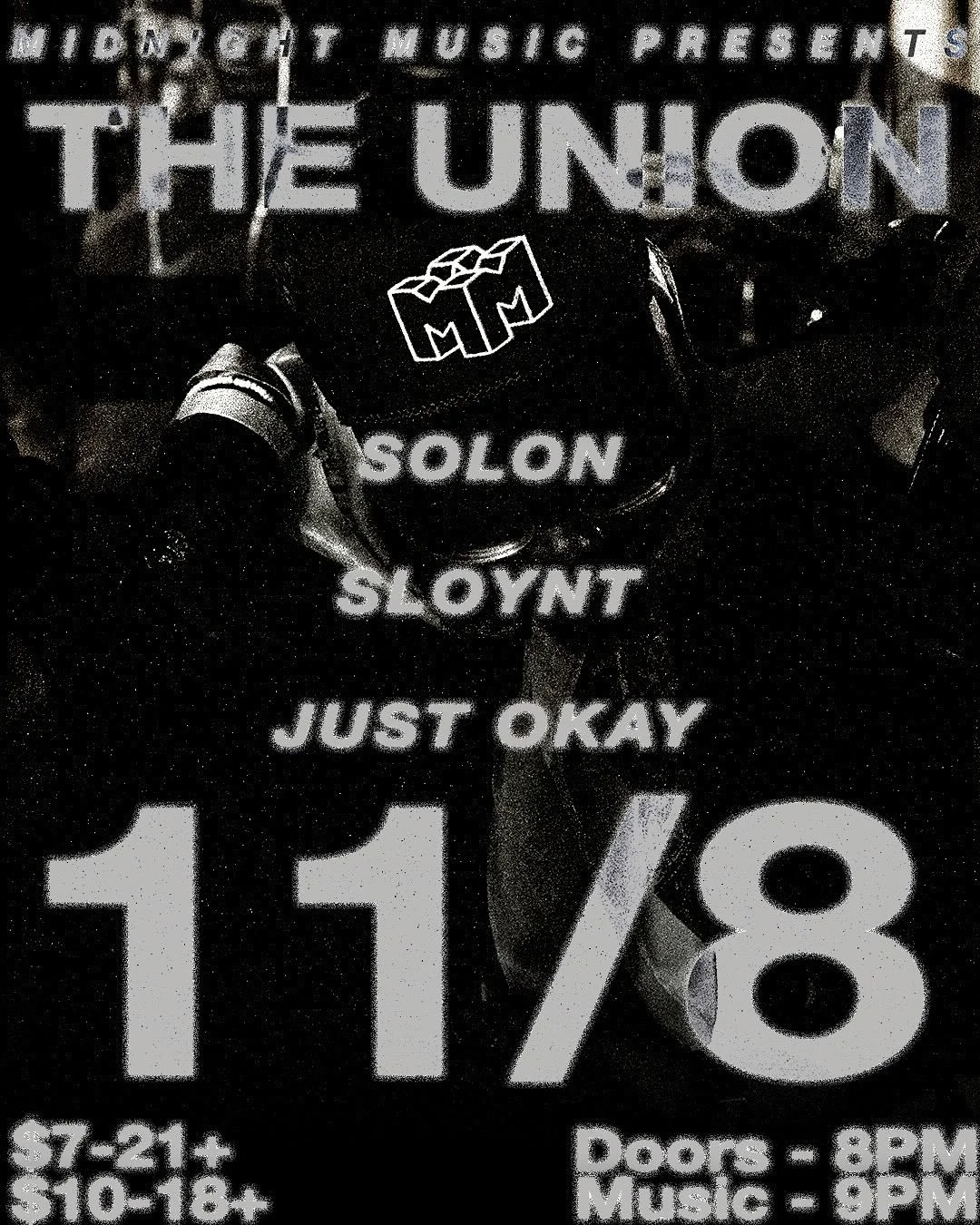 ATHENS ‼️ We are back at The Union this Saturday with an INSANE LINEUP on NOVEMBER 8TH! Doors open at 8 and Music starts at 9
$7 for 21+
$10 for 18-20
