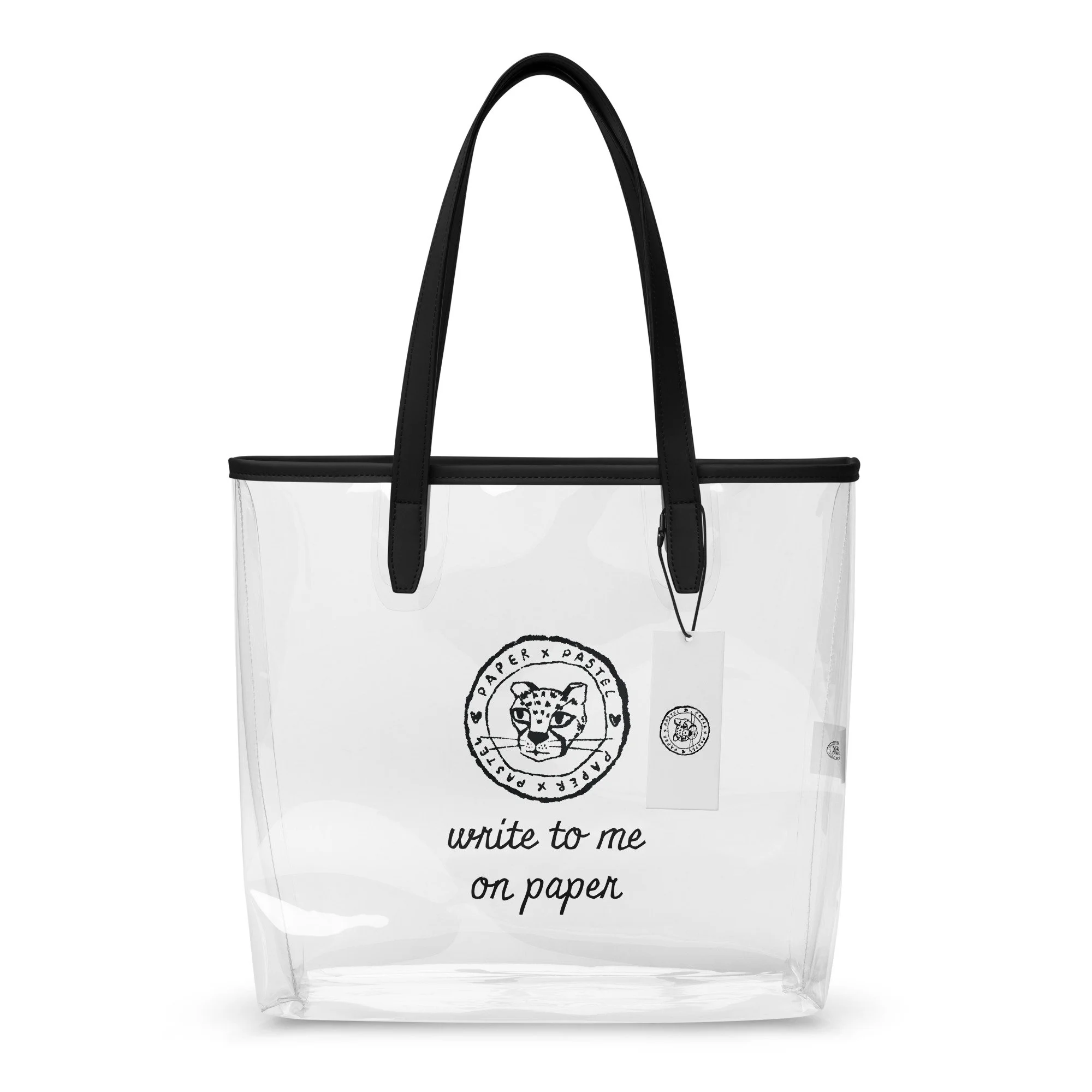 Exclusive clear tote bag for club members