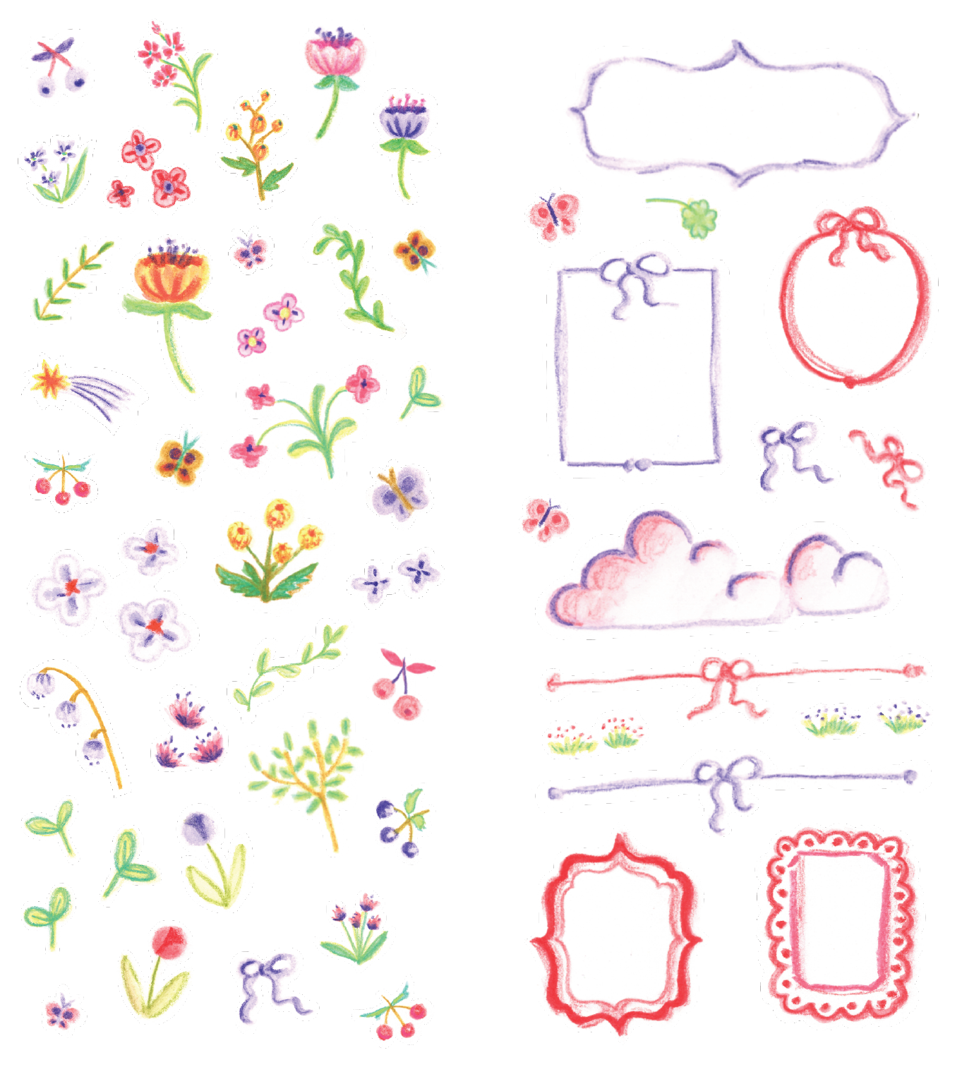 Palm Springs Wild Flowers - Journal Sticker Sheets