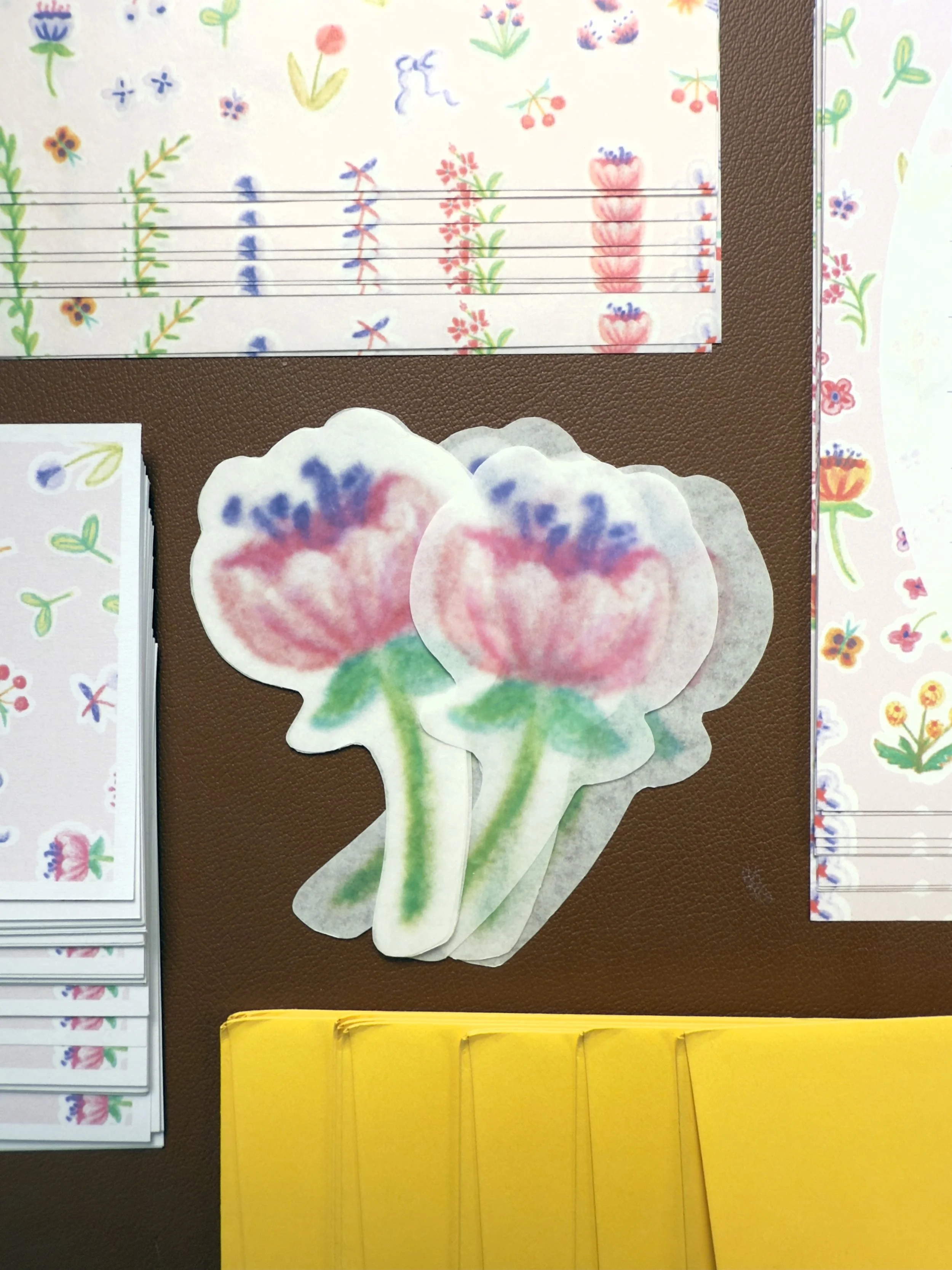 Paper x Pastel Wild Flowers Stationery Set