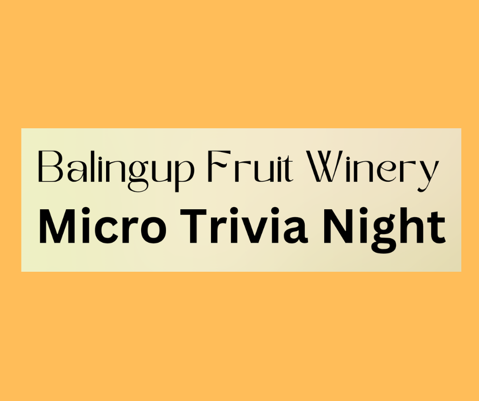 Micro-Trivia - Friday 12th June, 5pm - 7:30pm
