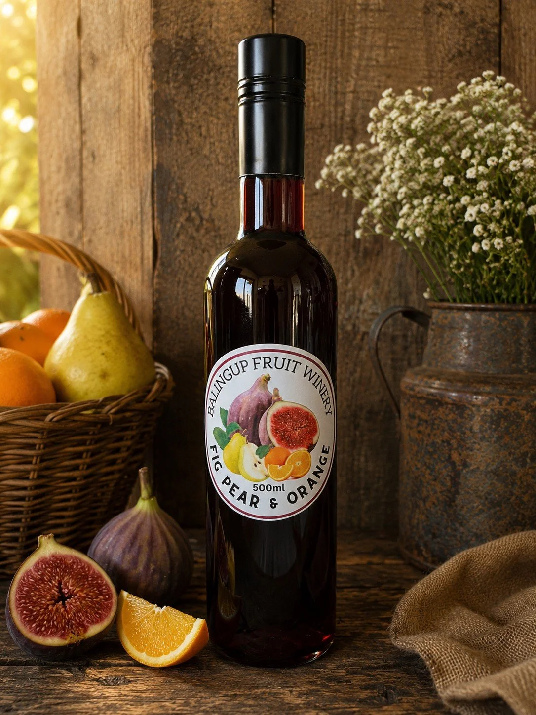 Fig, Pear and Orange