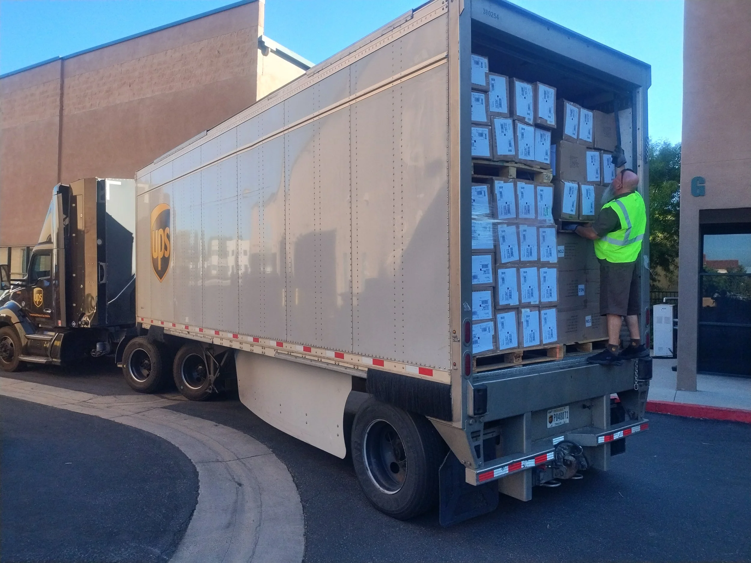 for sellers looking to push the stock and save time with freight and longer receiving by amazon, FBA via SPD UPS always faster