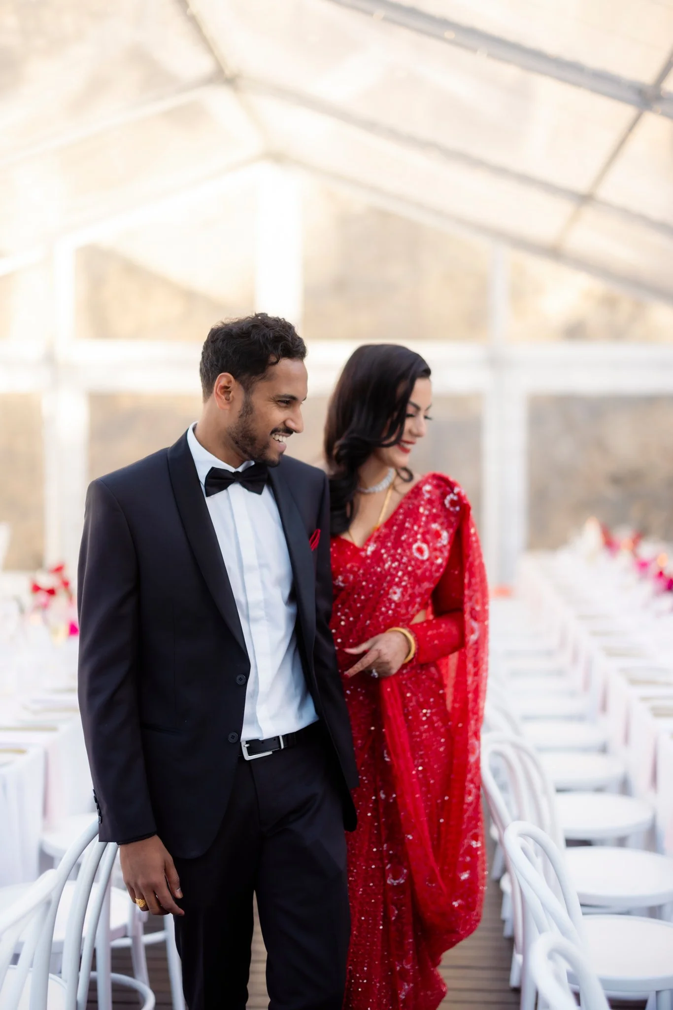 Lakshmi & Deven - Image by James Simmons Photography