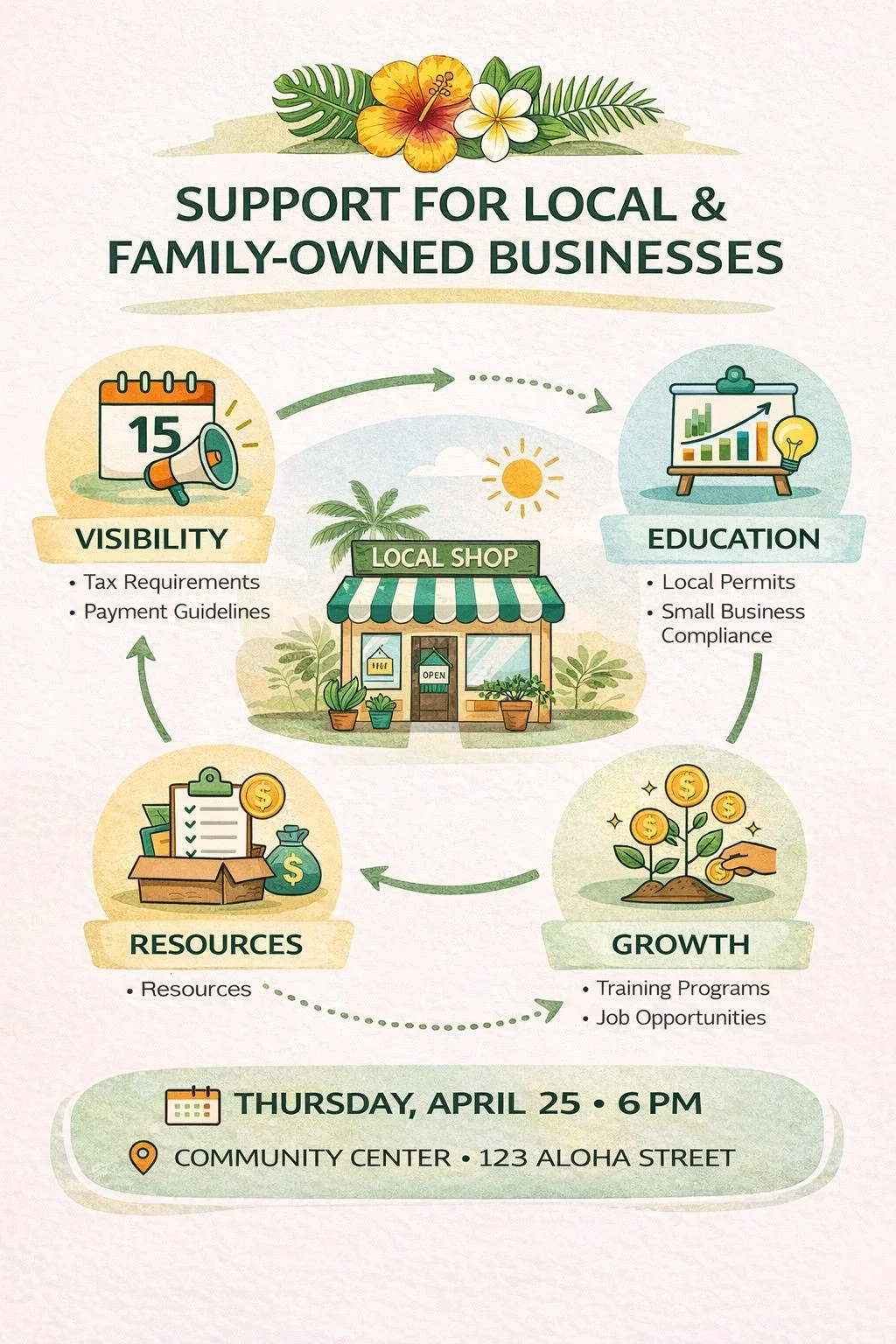 Support for Local & Family-Owned Businesses