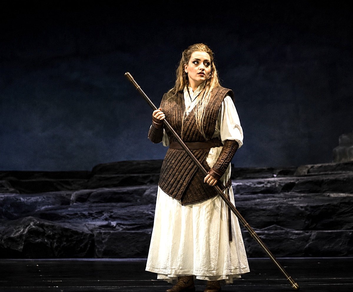 Katherina Sandmeier as Helmwige (Die Walküre) at Greek National Opera