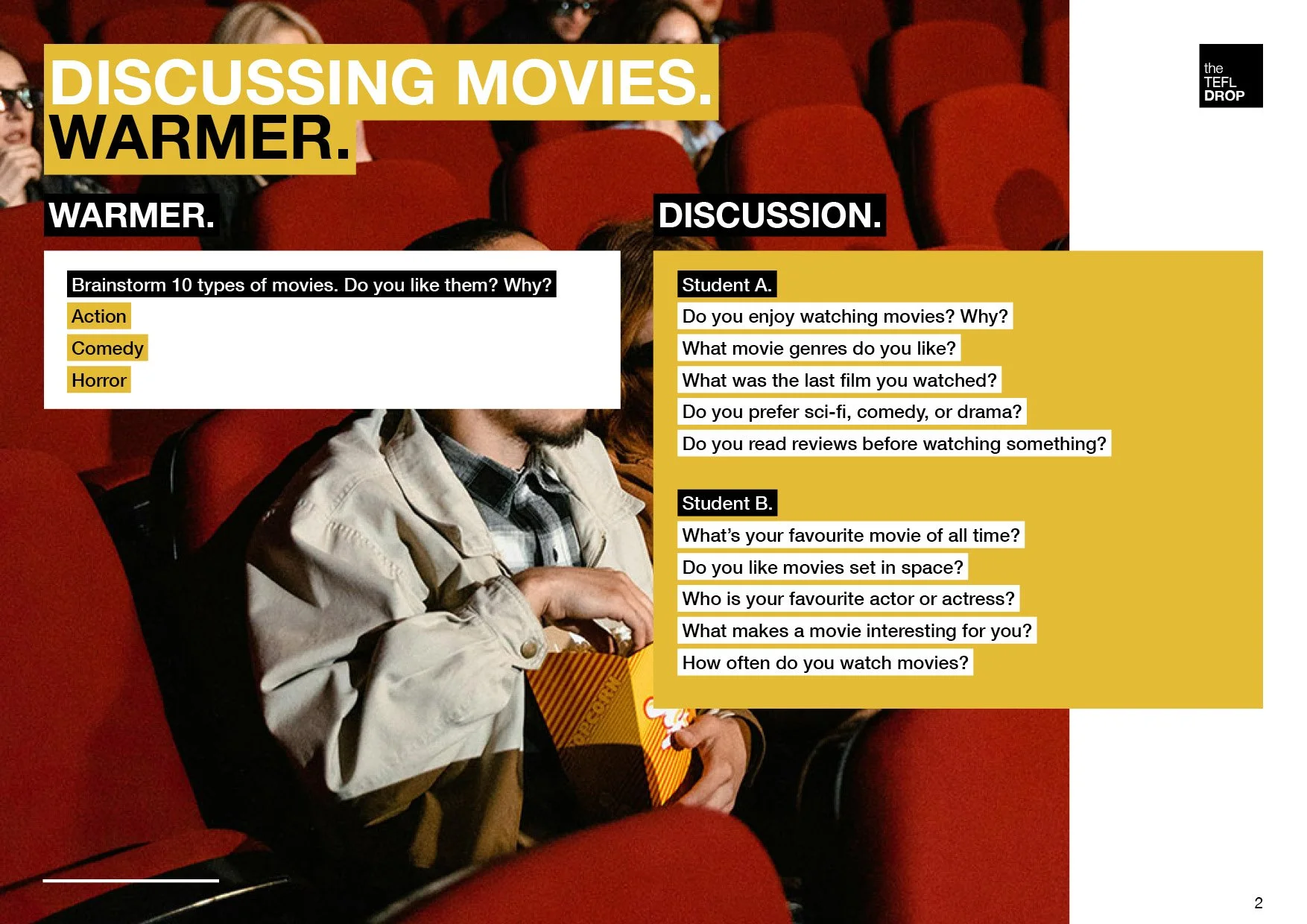 the TEFL Drop - 011 - Function - Discussing Movies2.jpg