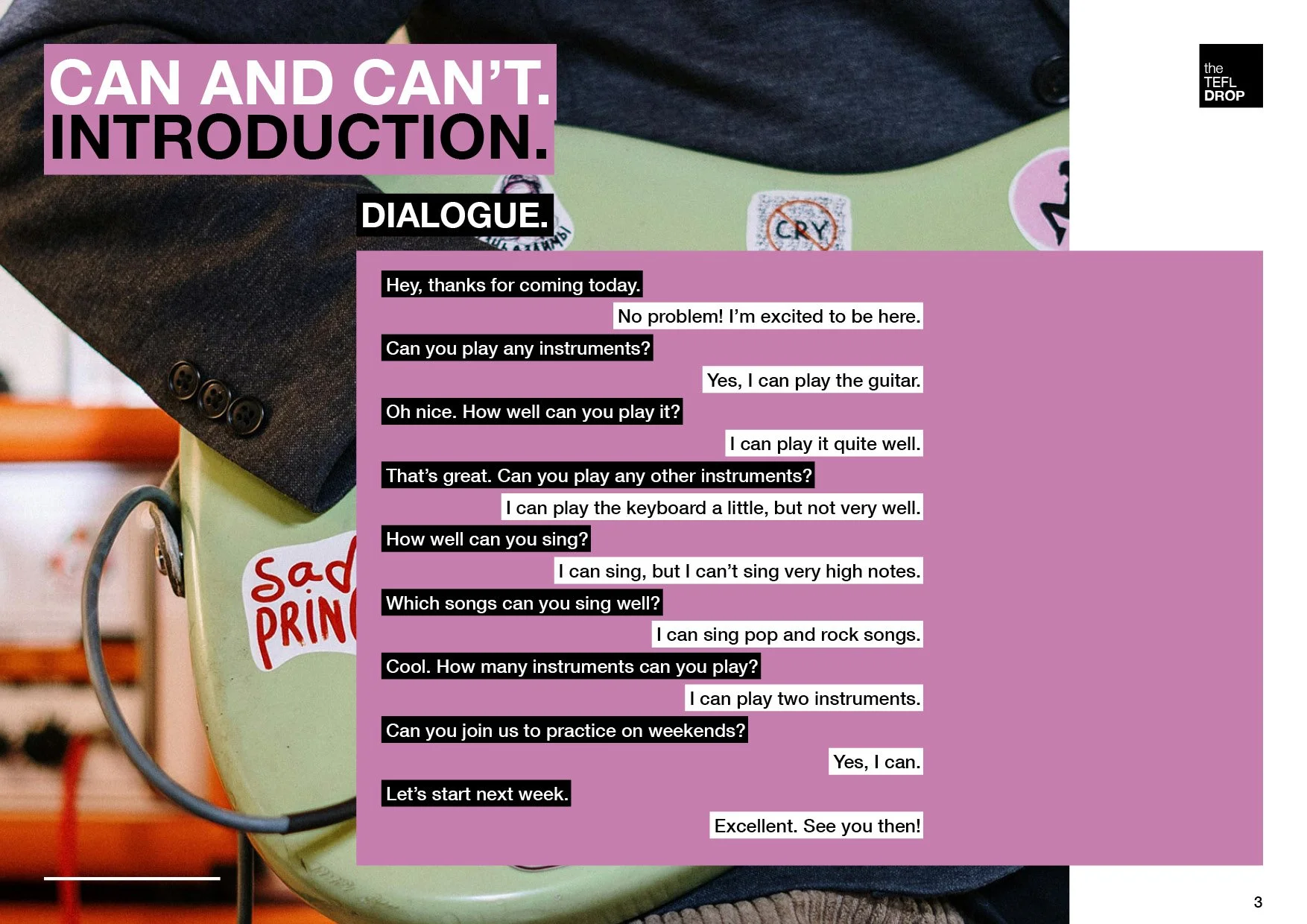 the TEFL Drop - 041 - Grammar - Can and Can't3.jpg