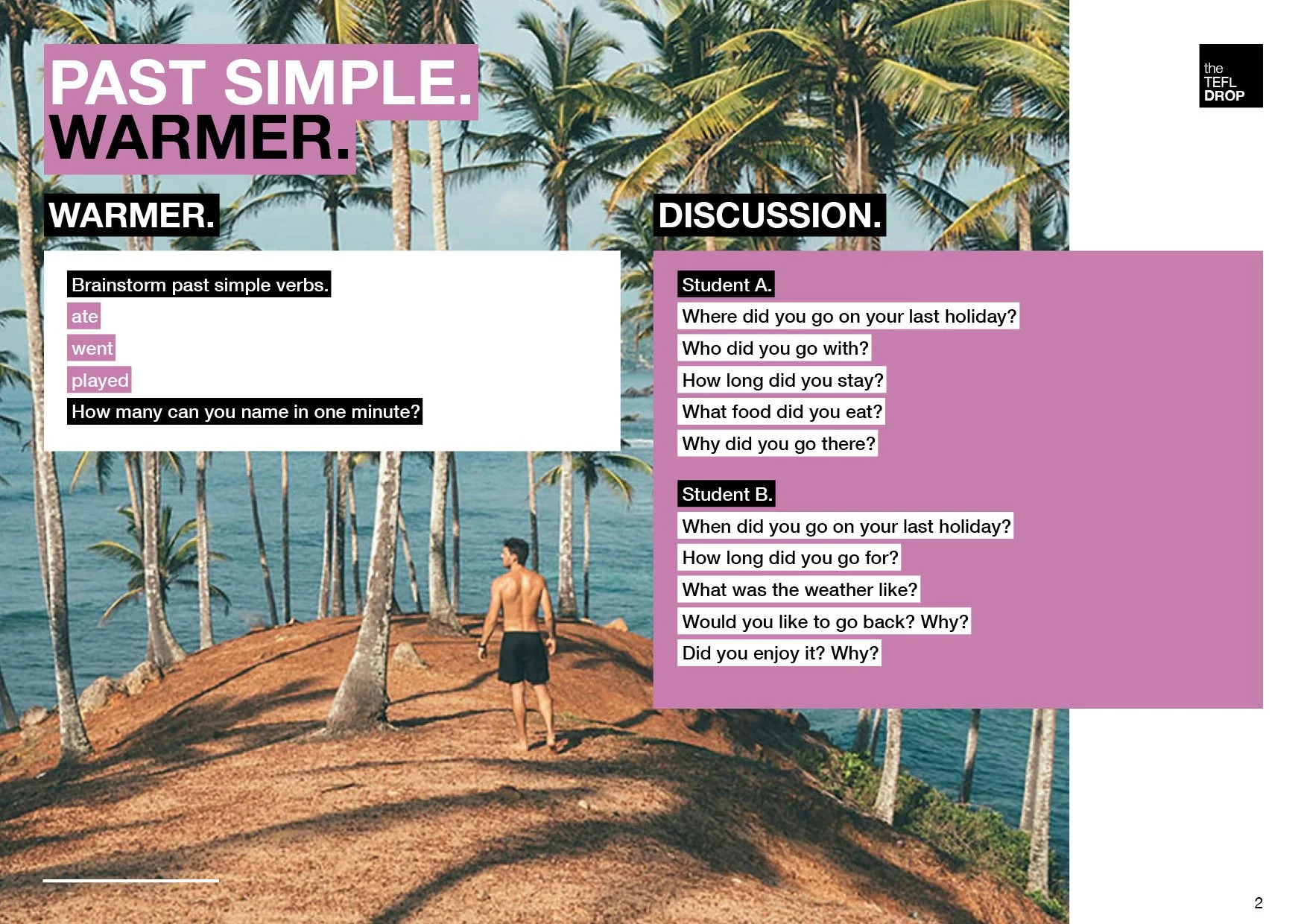 the TEFL Drop - 031 - Grammar - The Past Simple Tense2.jpg