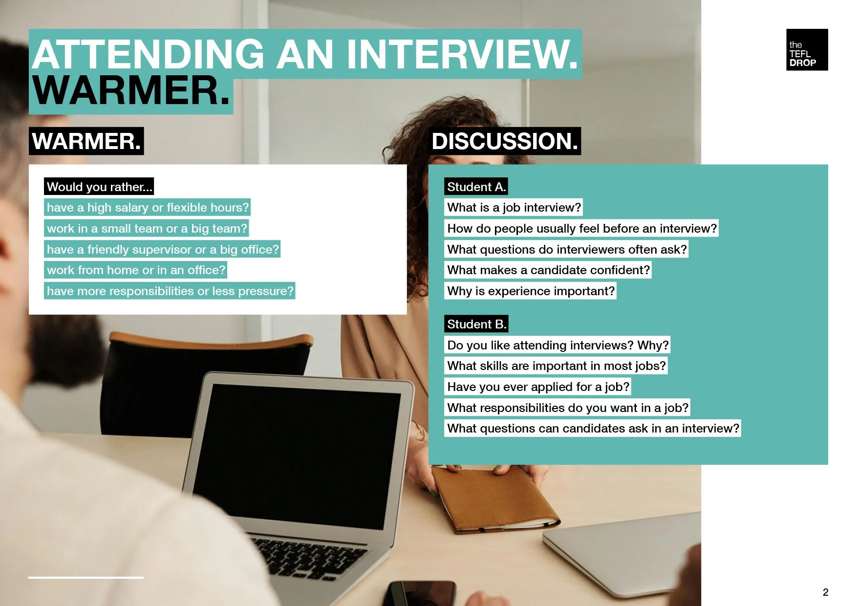 the TEFL Drop - 060 - Business - Attending an Interview2.jpg