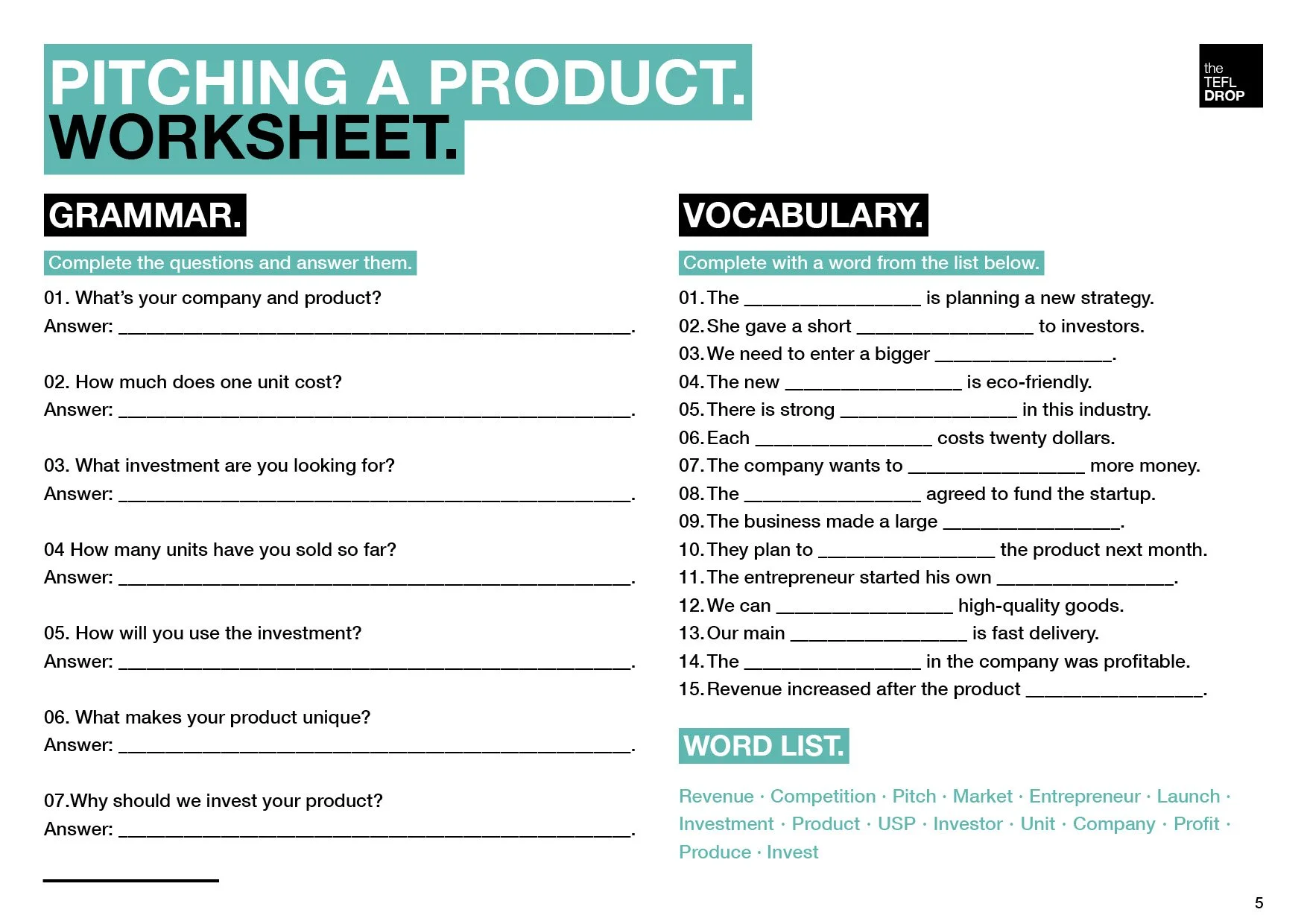 the TEFL Drop - 053 - Business - Pitching a Product5.jpg