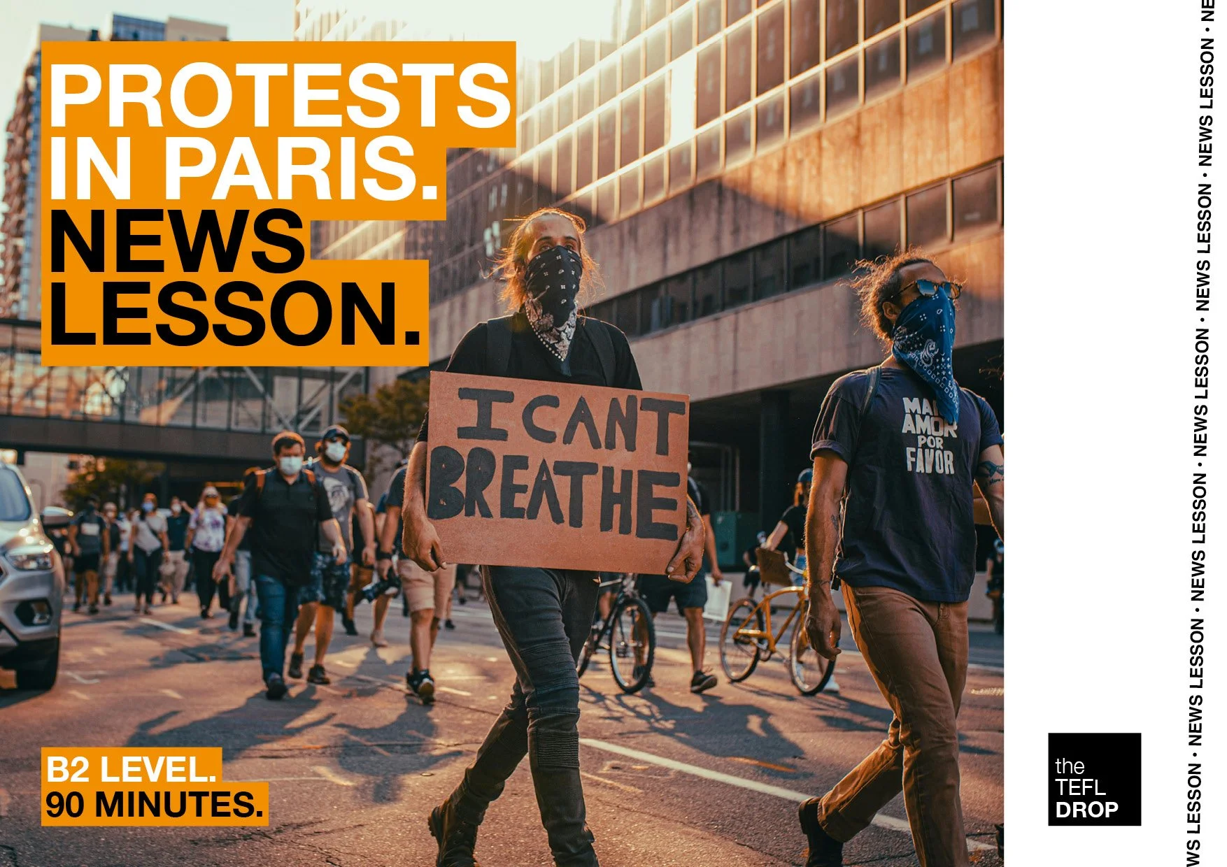 the TEFL Drop - 072 - News - Protests in Paris.jpg