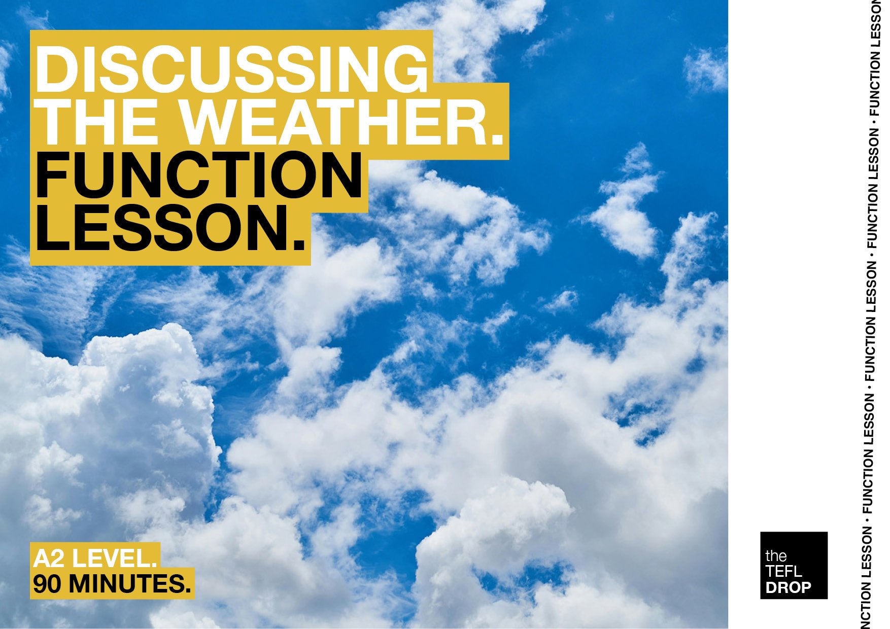 Discussing the Weather.