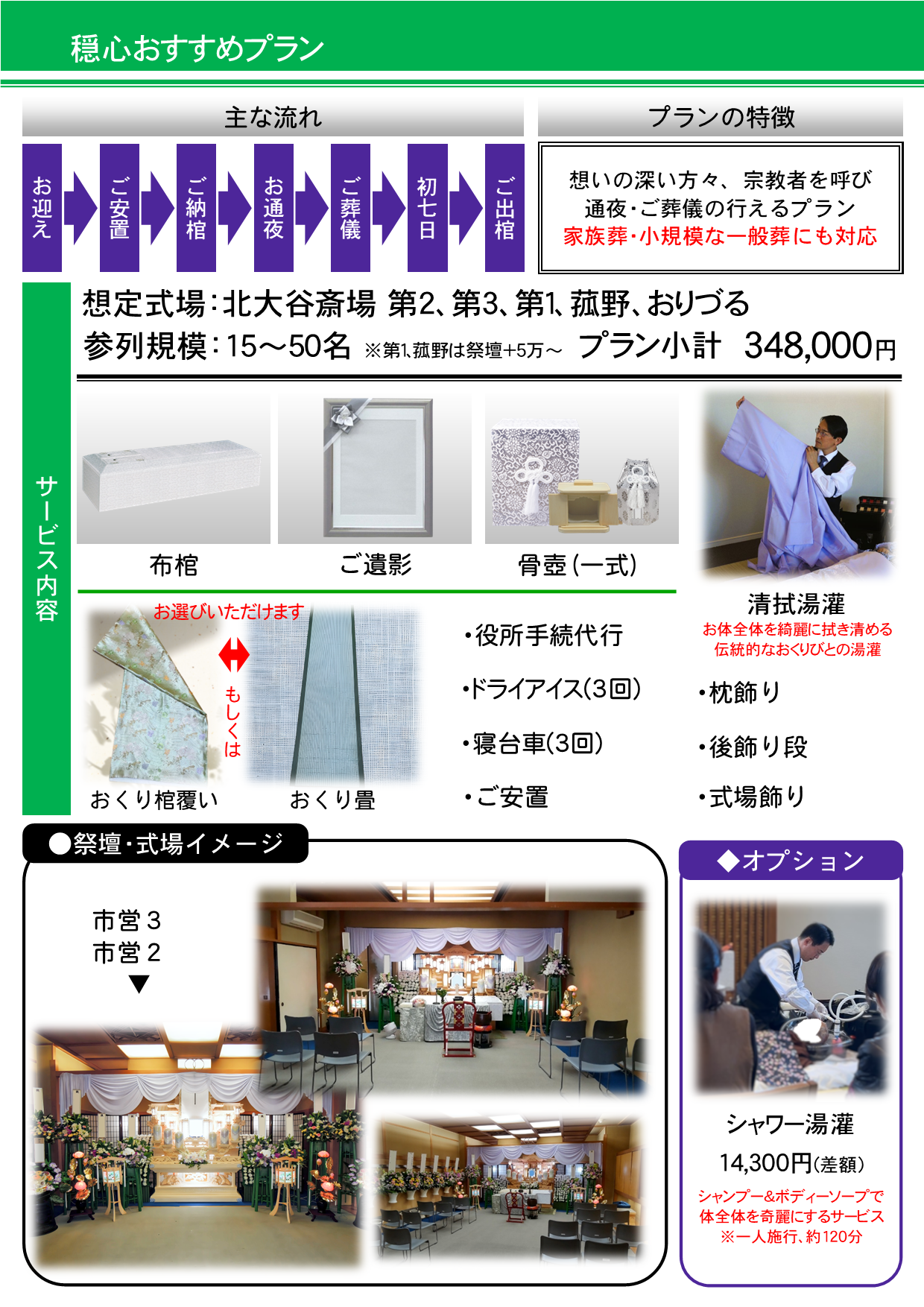 穏心お勧めプラン