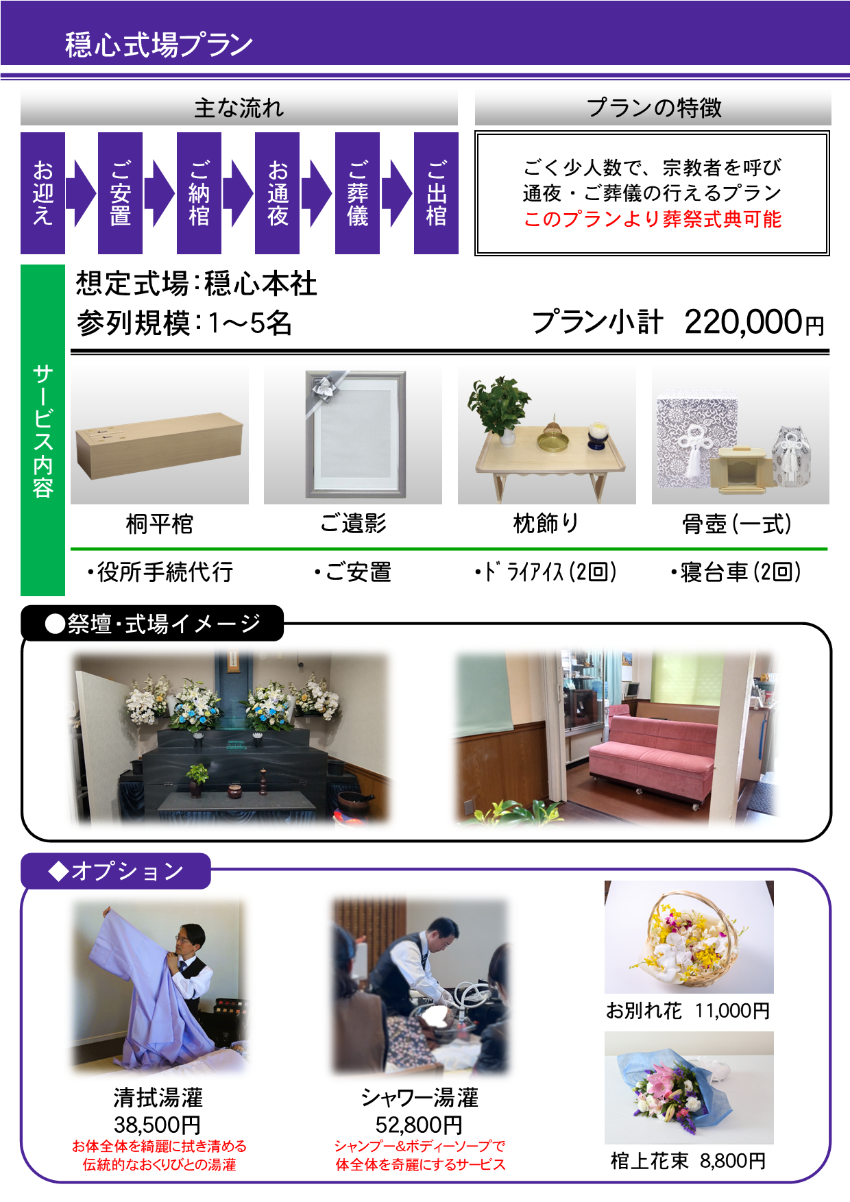 穏心式場プラン