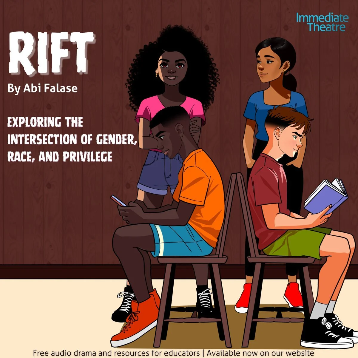2024 - Writer/Director “Rift”
(Stage Play and Audio Play Commissioned by Immediate Theatre)