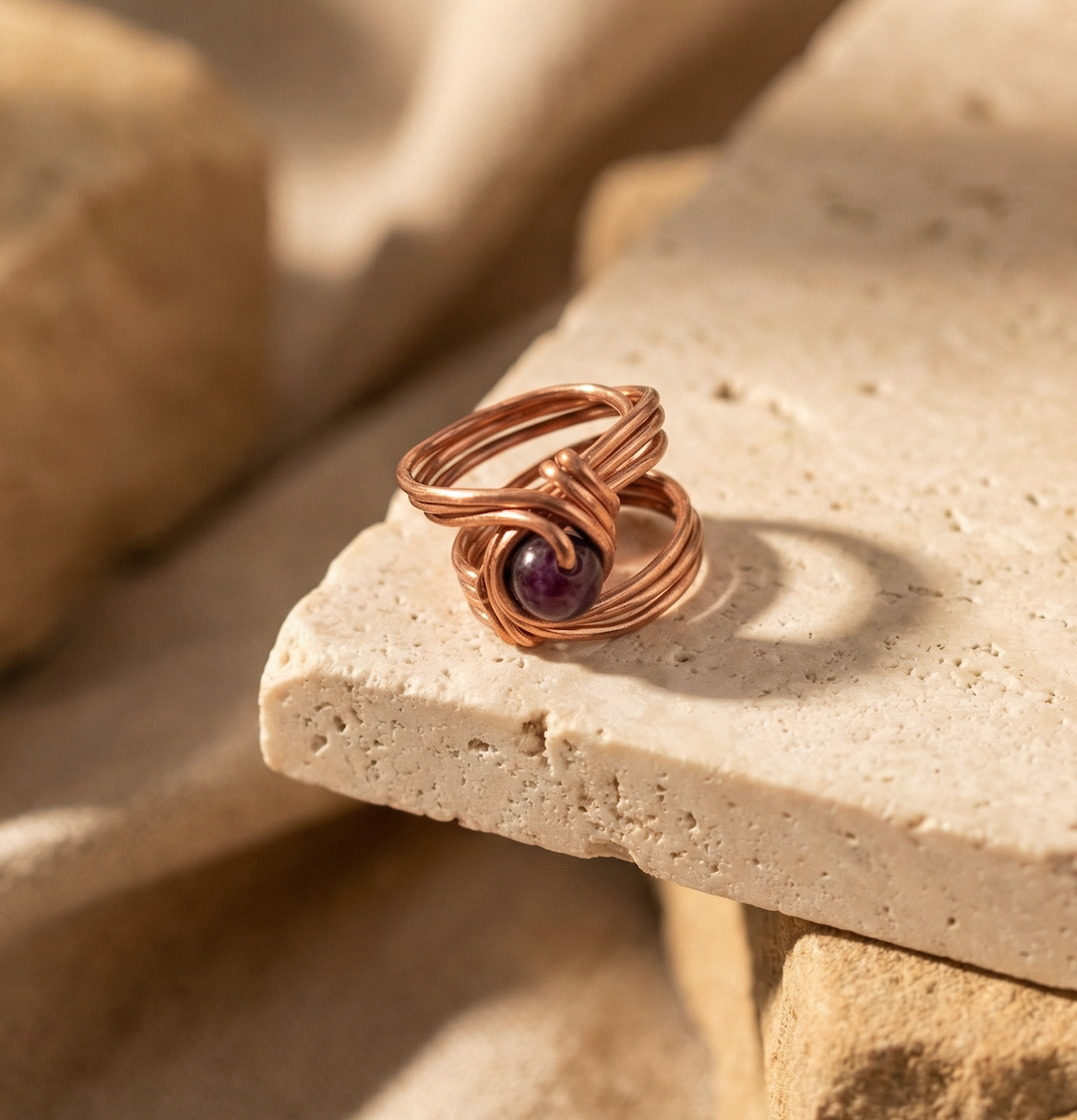 Copper and Amethyst