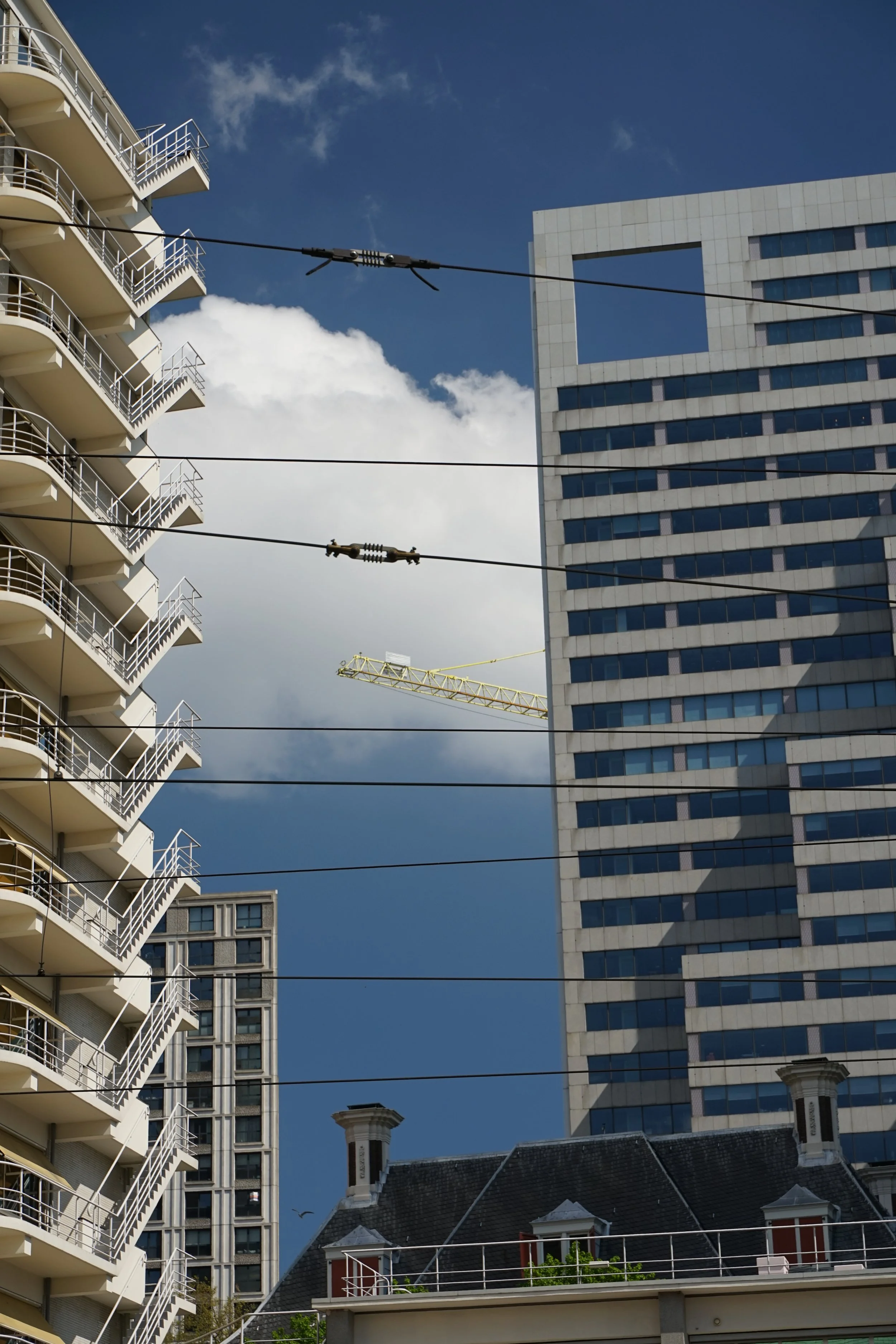 Broken sky in Rotterdam