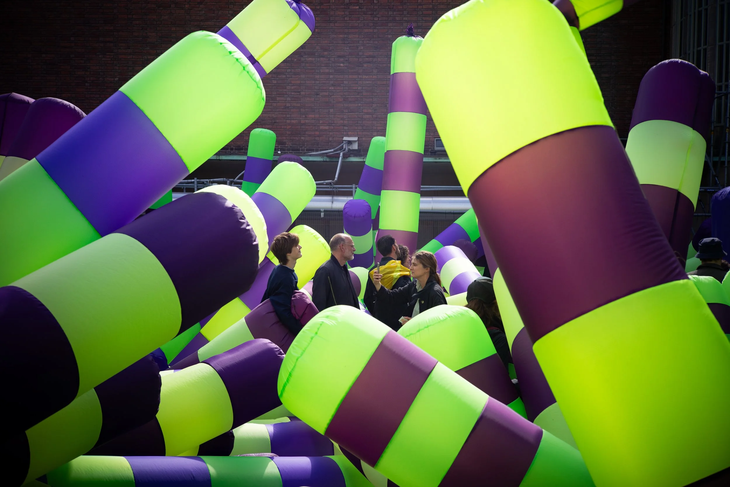 Visitors traped in museum