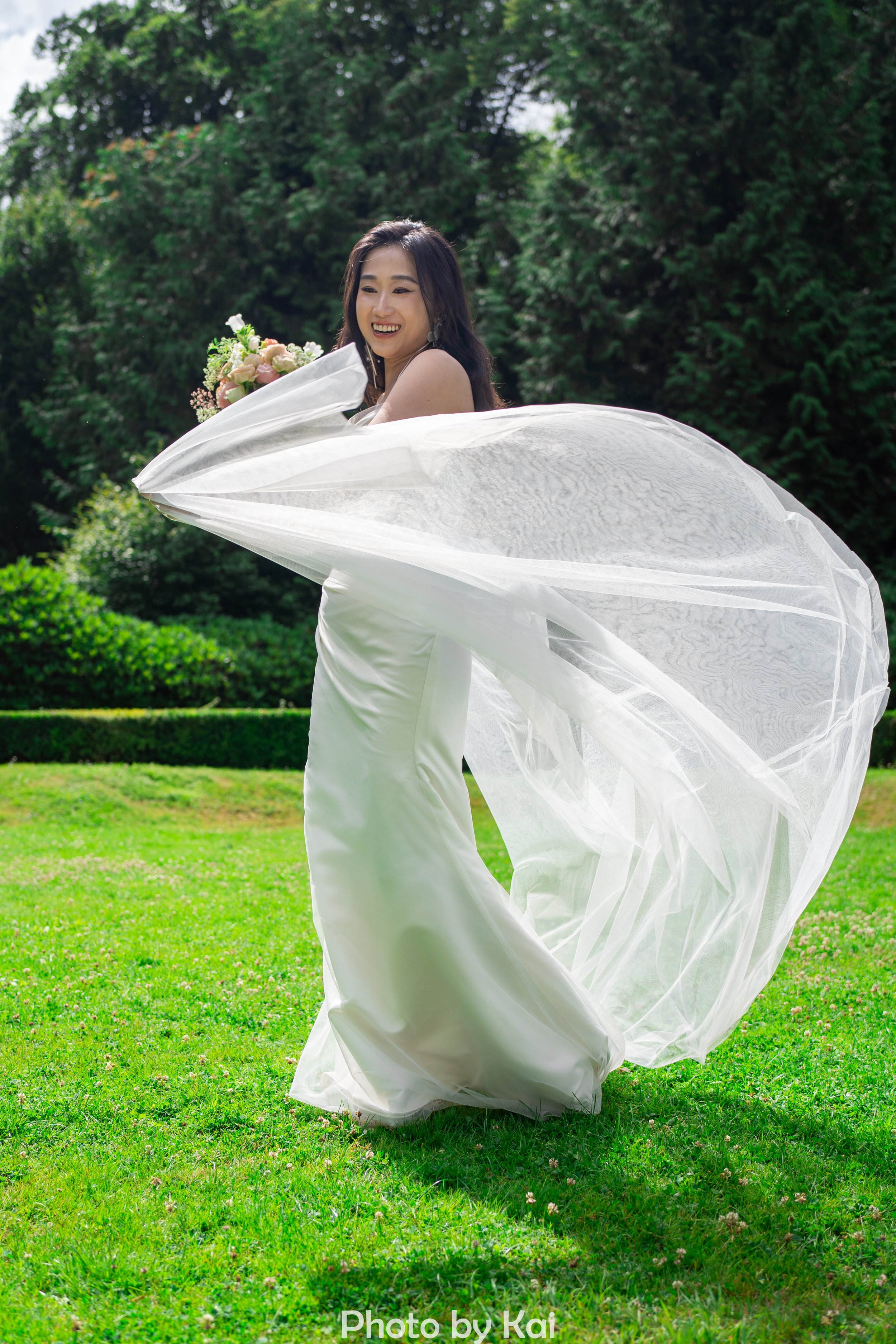 Rachal bride white dressing.jpg