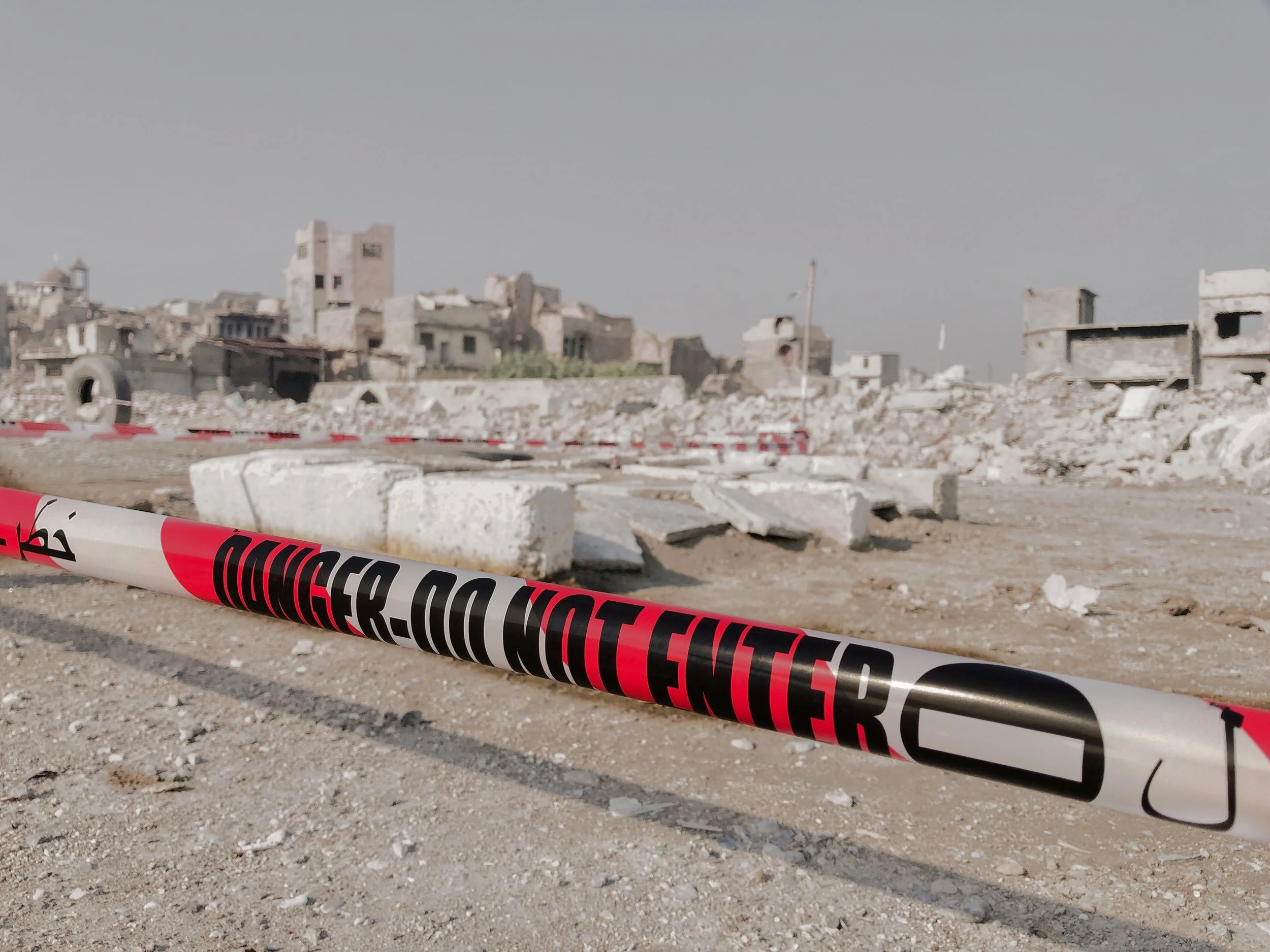 City ruins in Mosul, Iraq