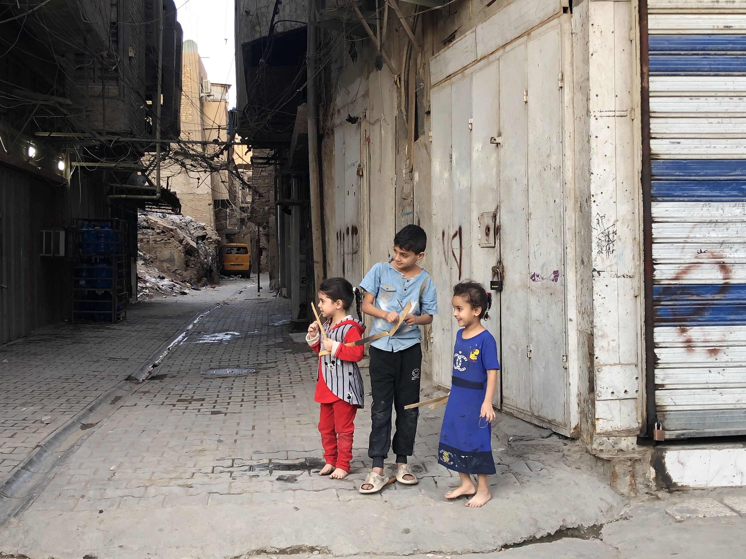 Iraqi children in Baghdad