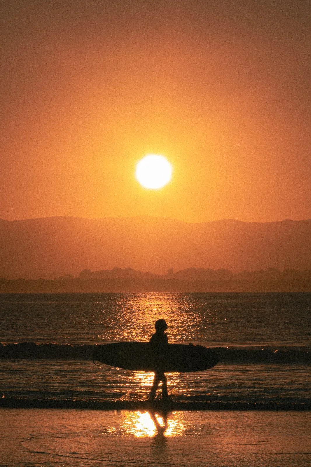 Surfer in Sunset
