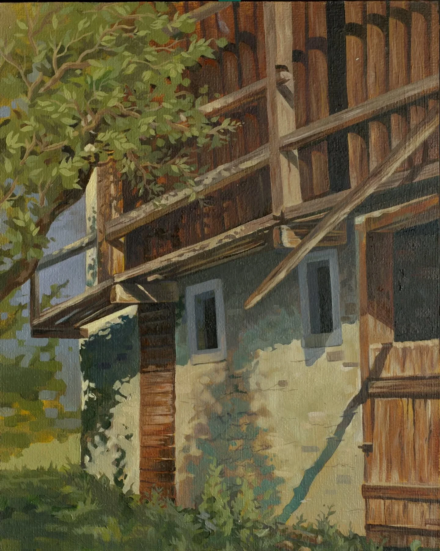 (Almost) all of the oil paintings I made during our study week in Cumpadials. I don't usually paint landscapes, so this was very interesting. I hope y'all like them! 😽 Let me know if you have a favorite <3 
.
.
. 
#landscapepainting #oilpainting