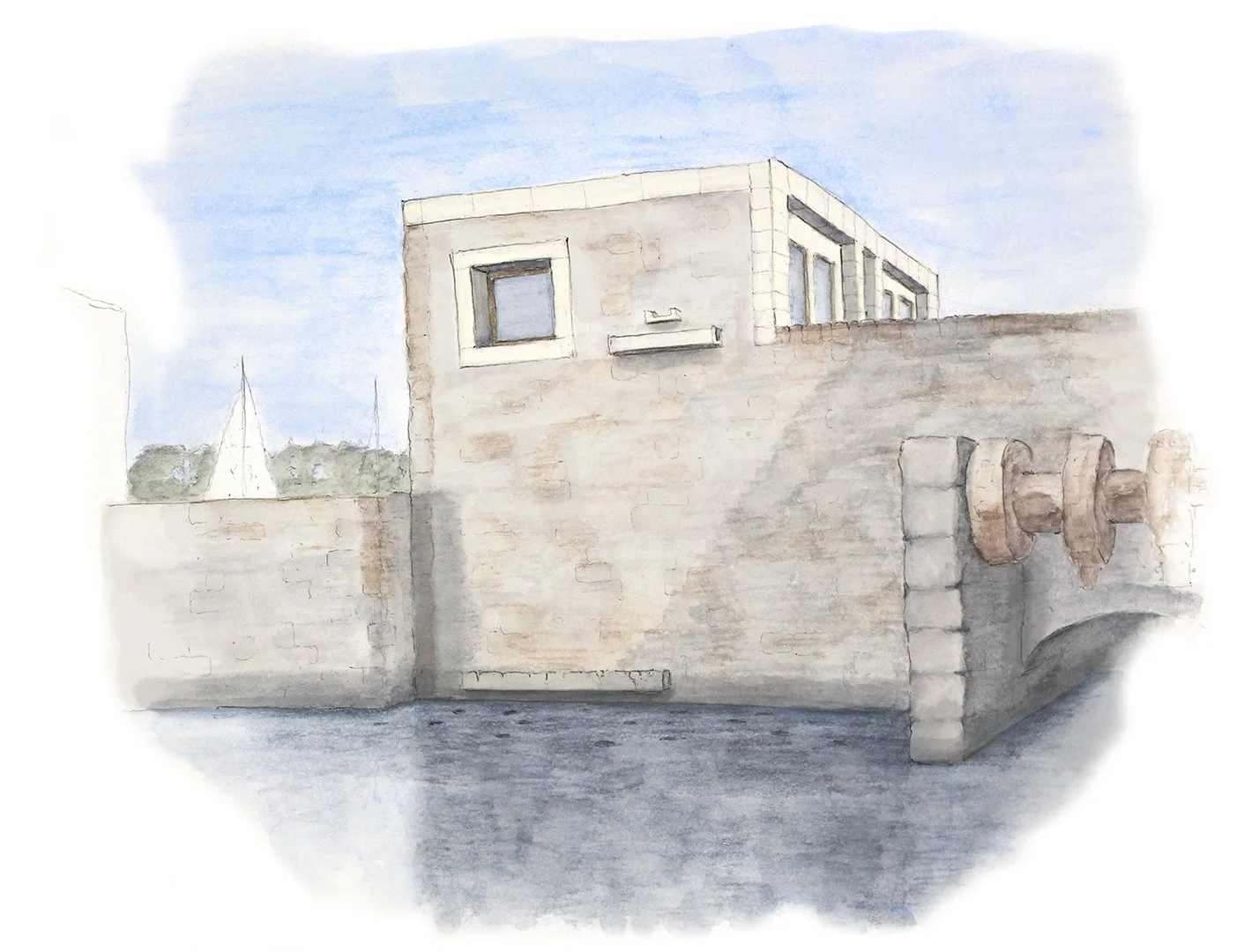 Following a 20th-century reconstruction, a historic tidal mill is repaired and extended