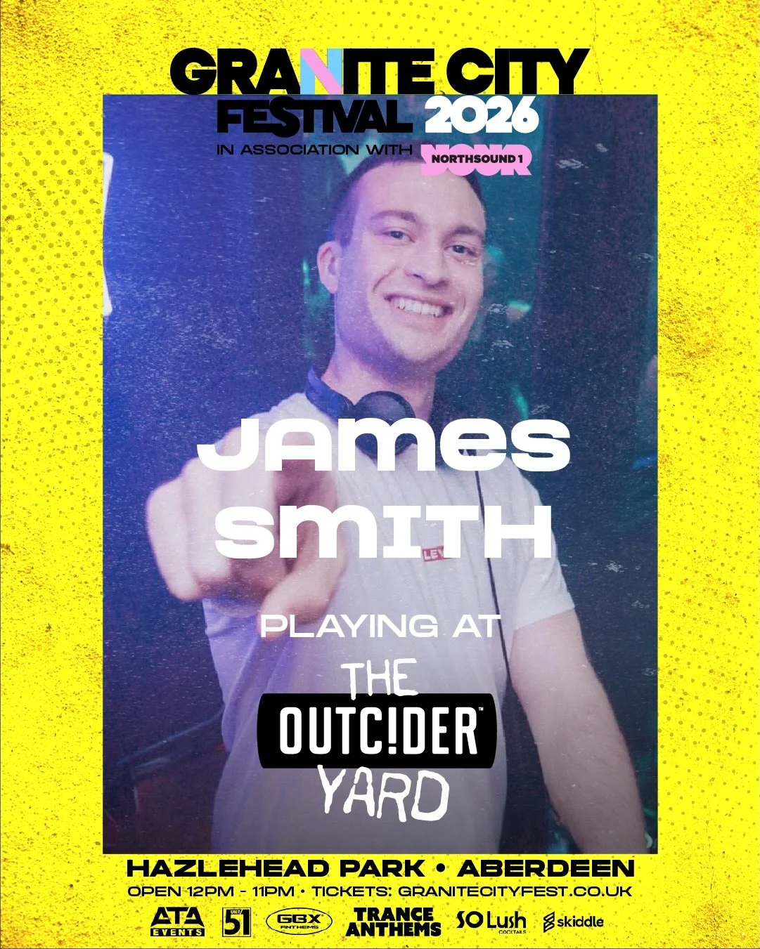 Looking forward to playing @granitecity_festival this weekend with my man @liamyoungson at 'The Outcider Yard', alongside some other local talent 🎧

Shout me for discounted tickets 🎟️
