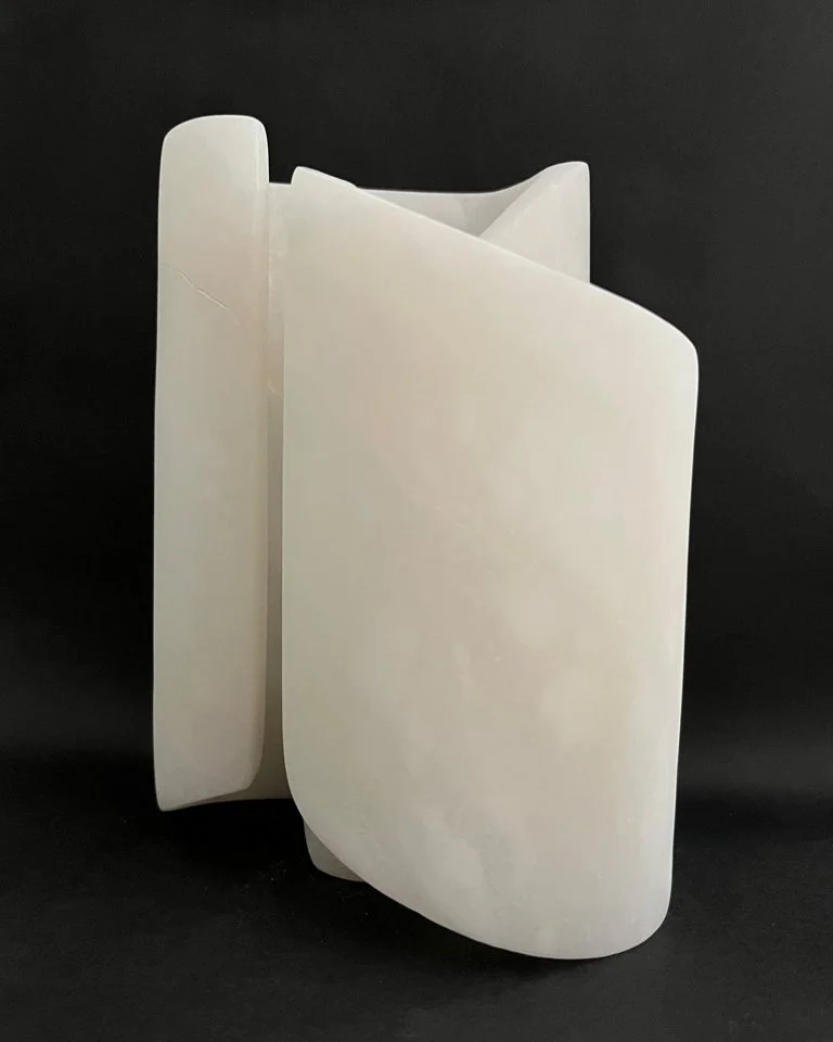 Cylinder Circle, 2022-25, Alabaster